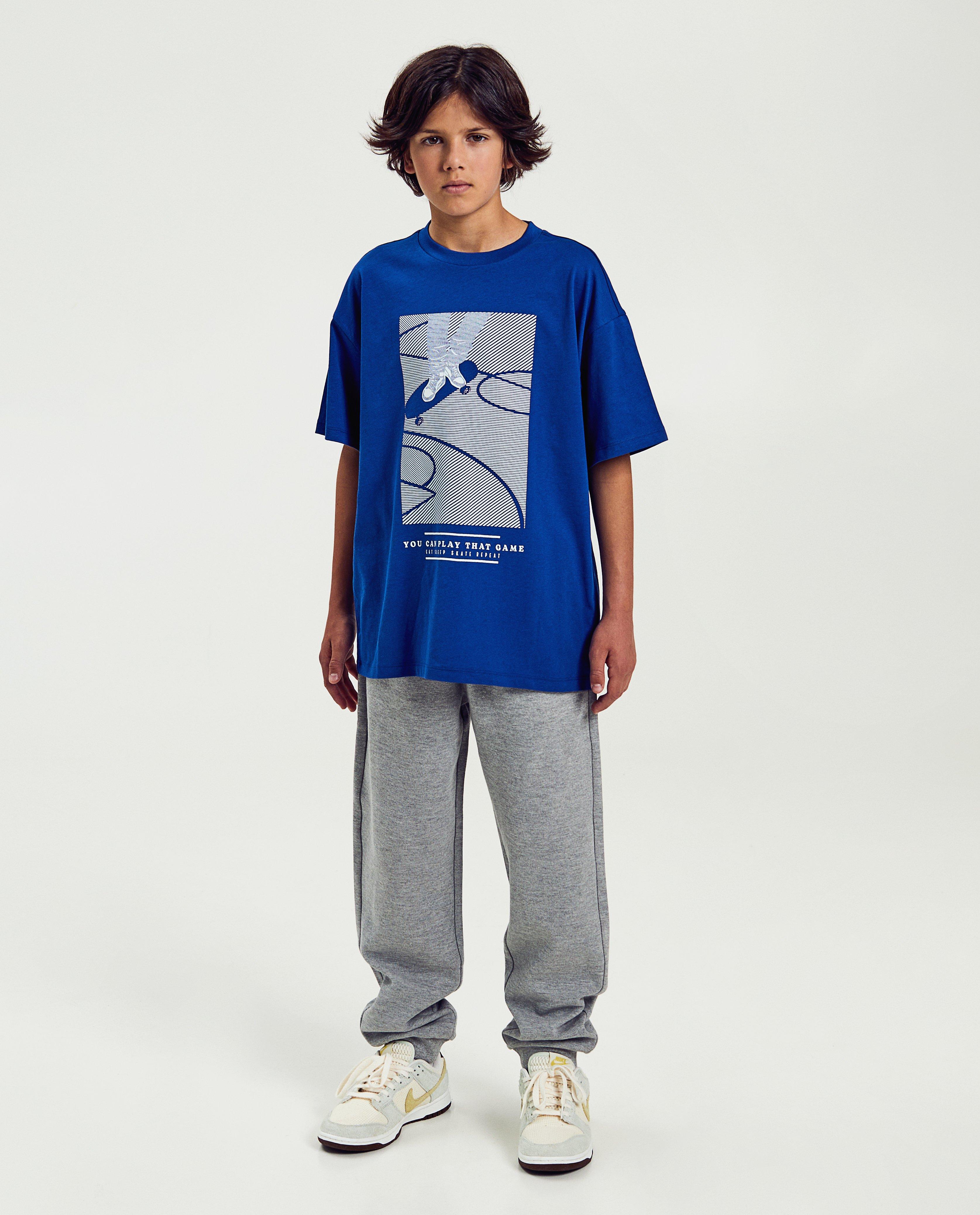 T-shirts - T-shirt met print basketbal