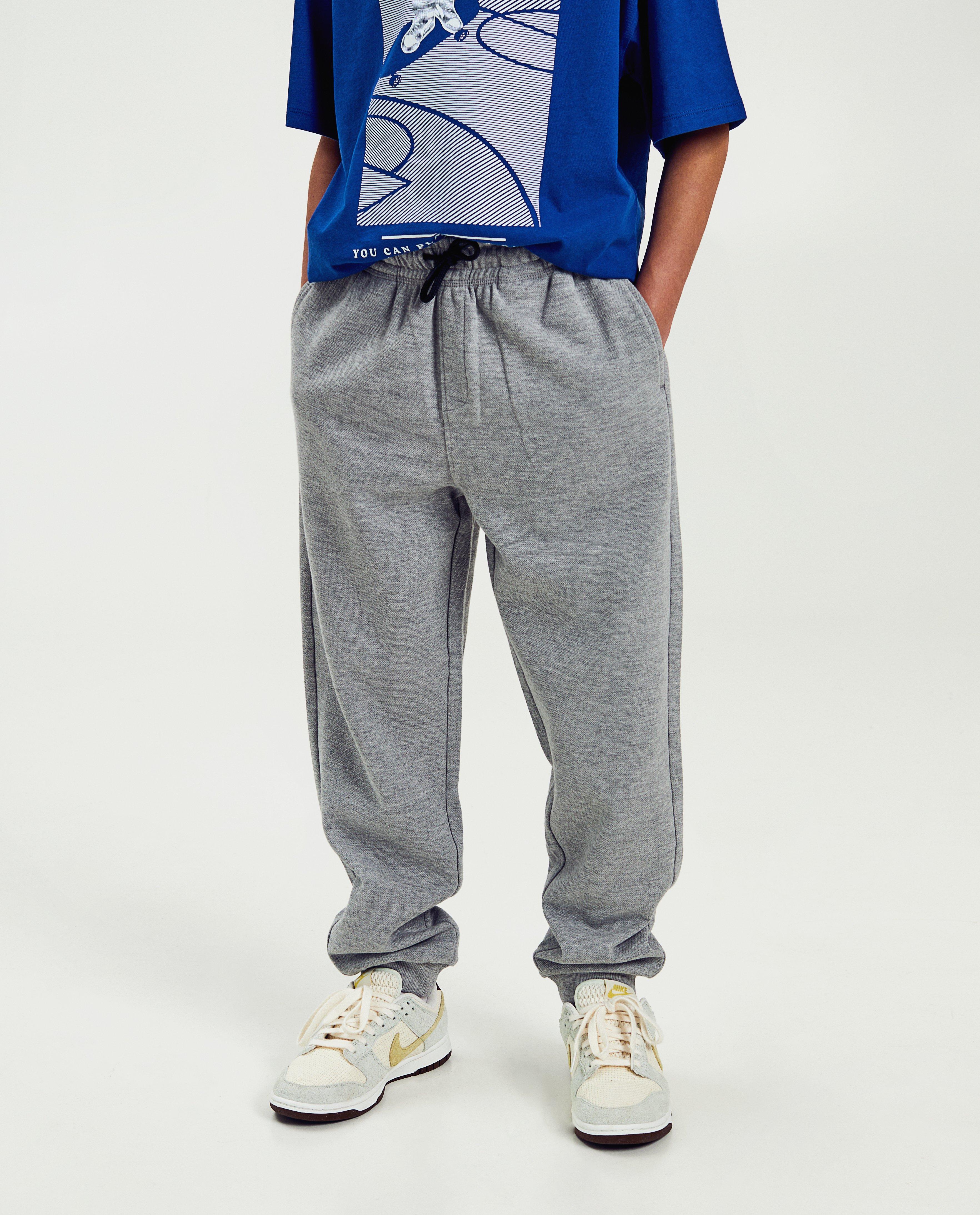 Broeken - Donkergrijze joggingbroek