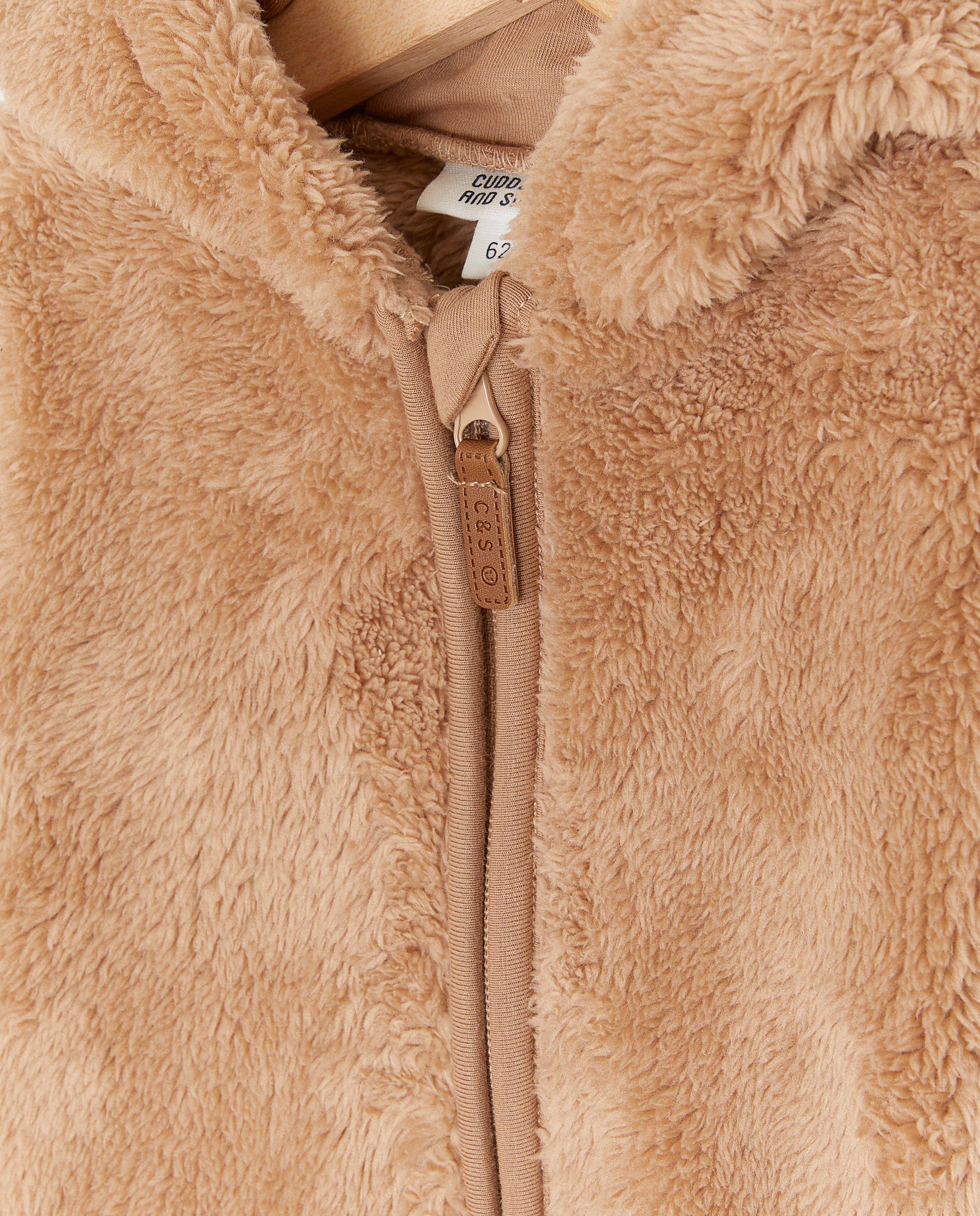 Poncho's en teddy's - Teddy onesie met oortjes