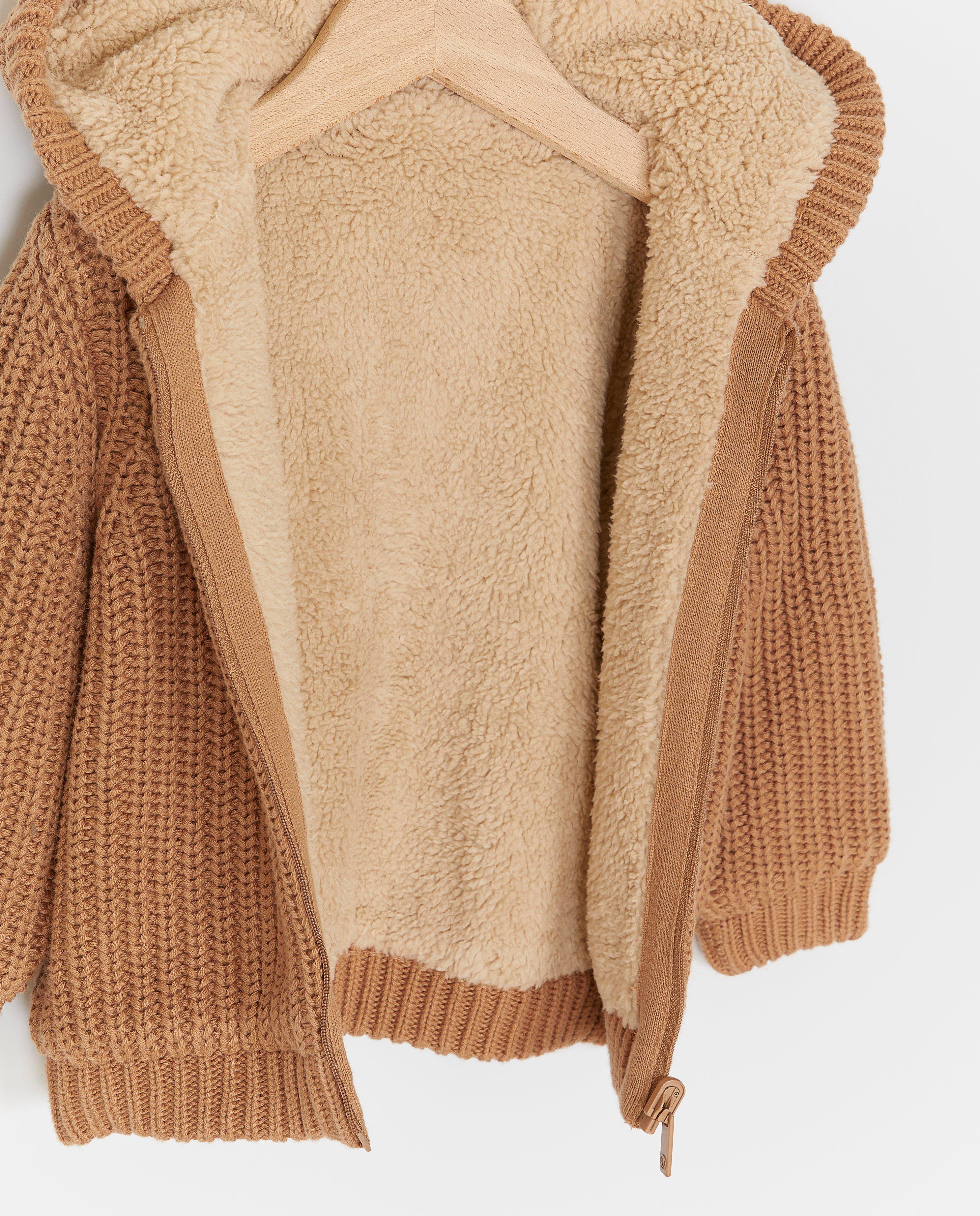 Poncho's en teddy's - Omkeerbare jas met teddy