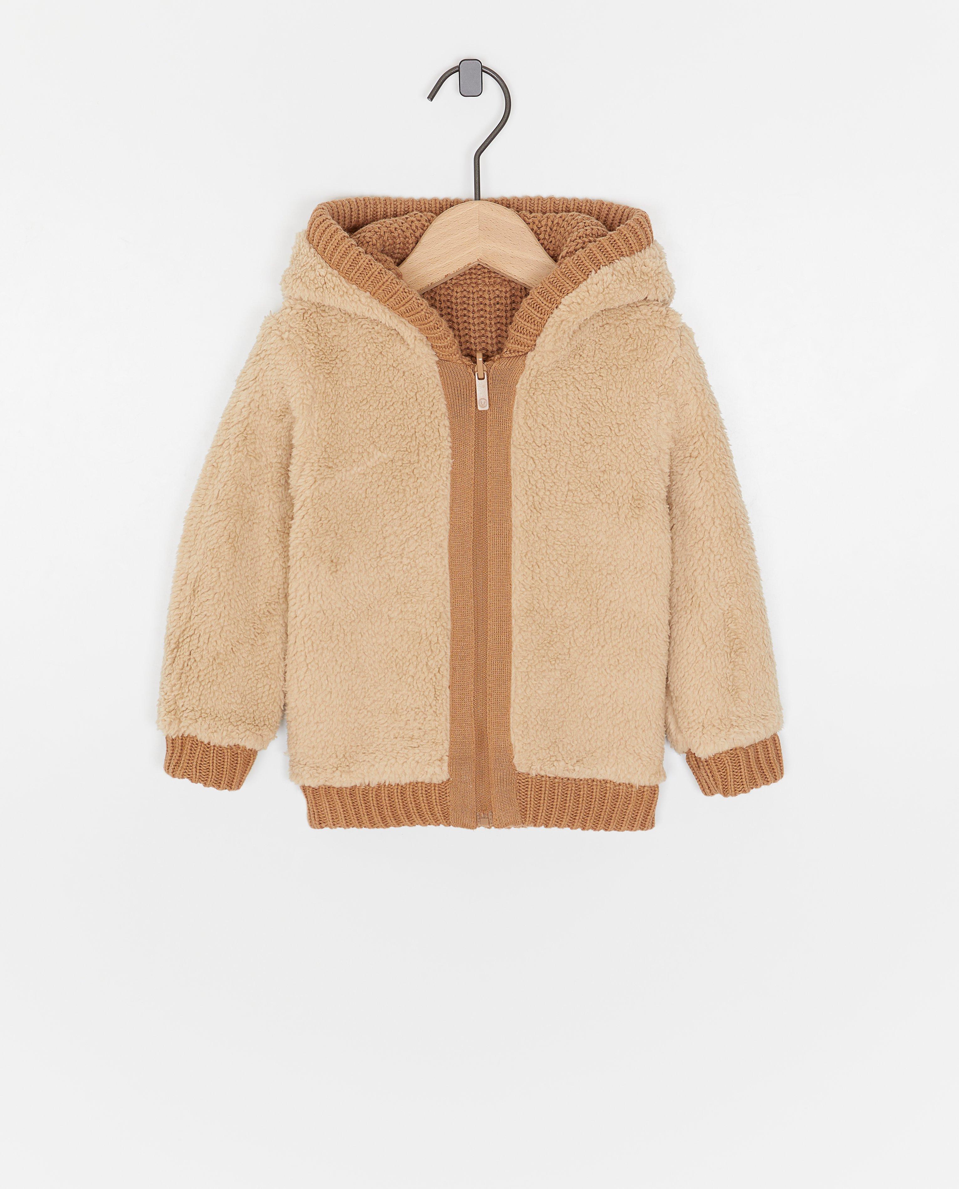 Poncho's en teddy's - Omkeerbare jas met teddy