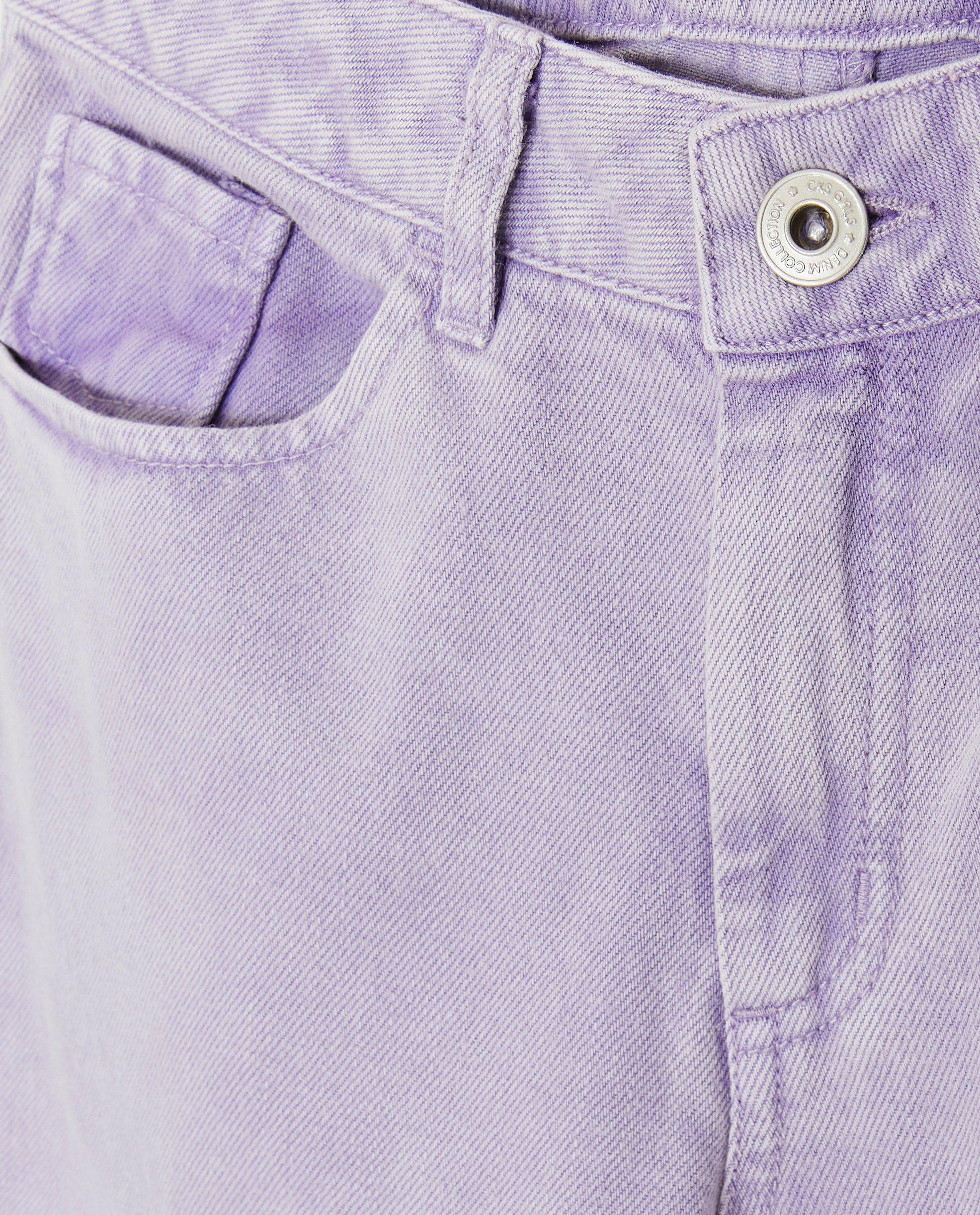 Paarse jeans, wide fit - Product Detail - paars - afbeelding nummer 6