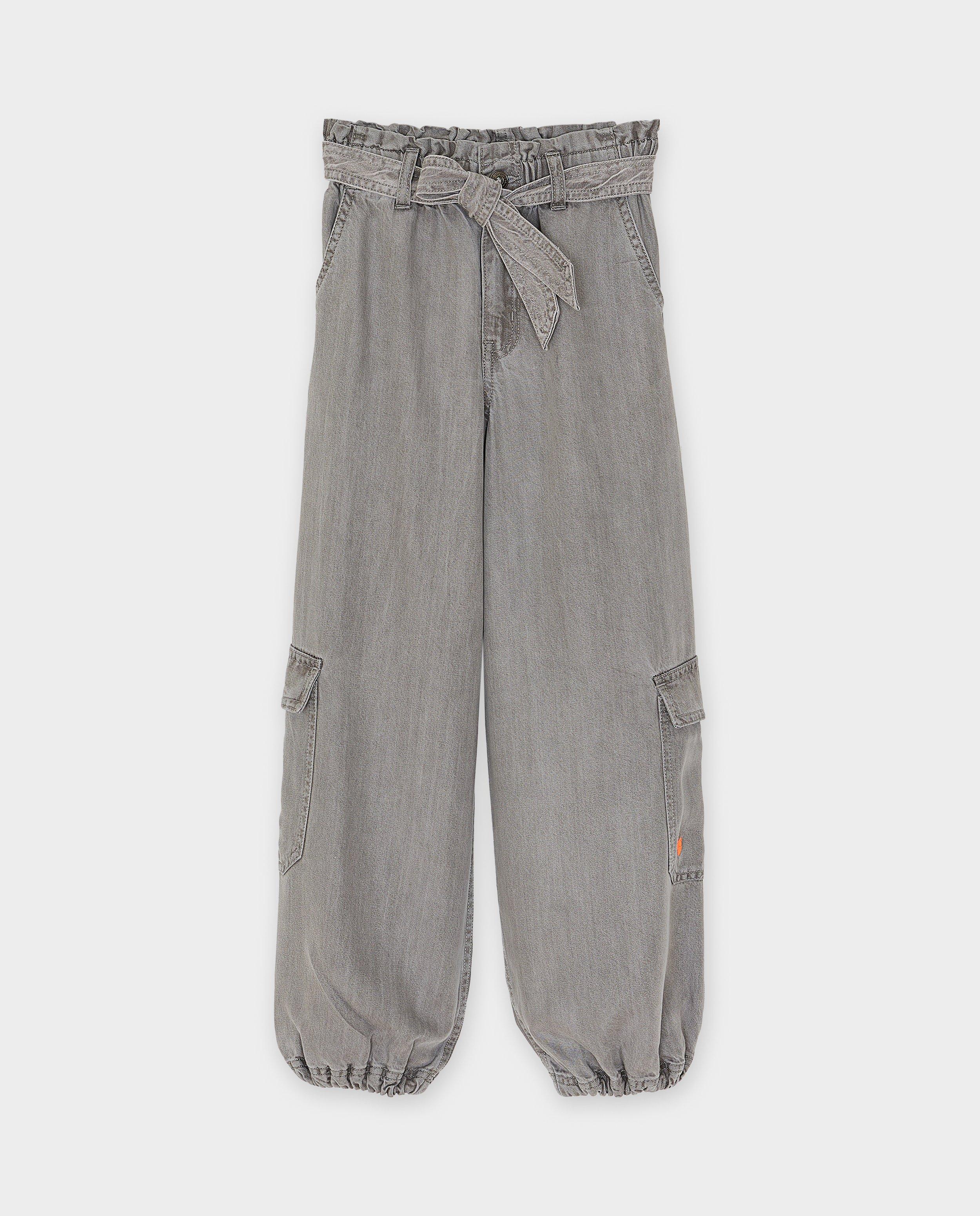 Grijze jeans, wide fit - Product Detail - lichtgrijs - afbeelding nummer 4