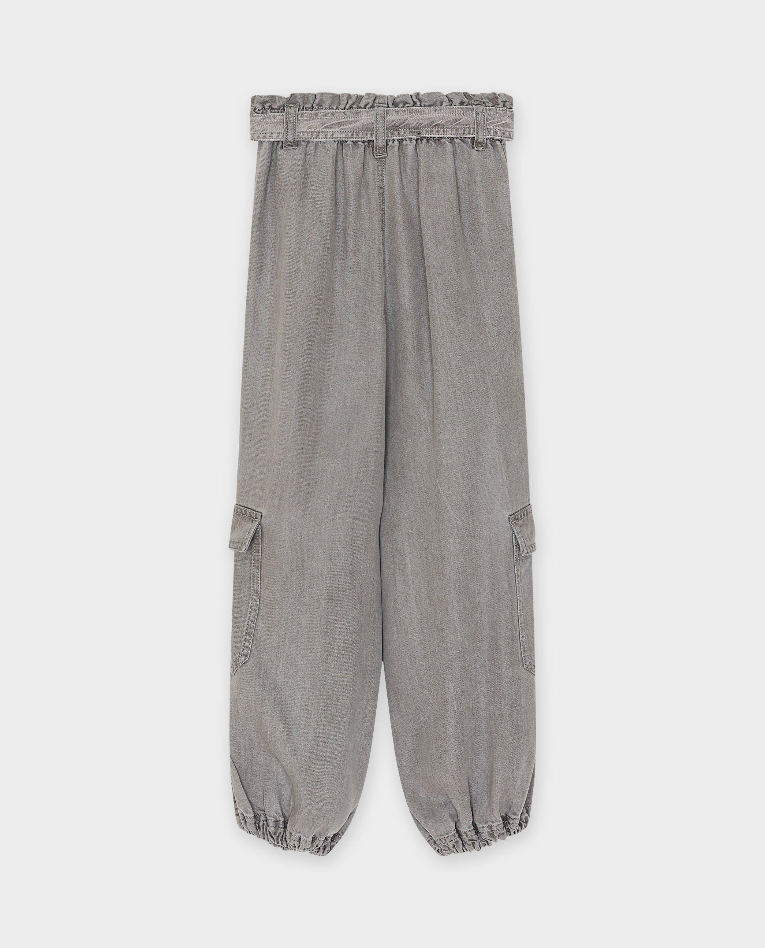 Grijze jeans, wide fit - Product Detail - lichtgrijs - afbeelding nummer 5