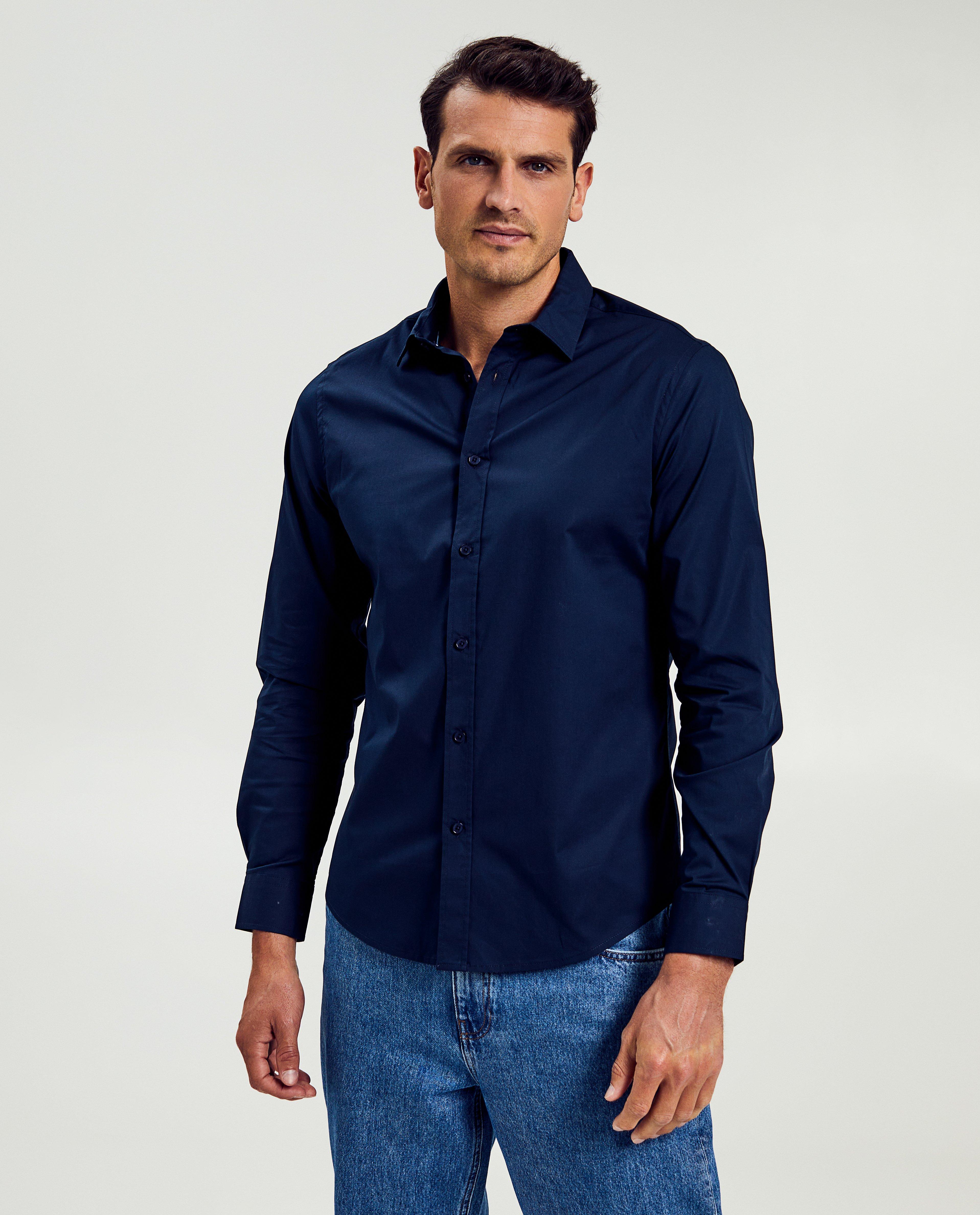 Wit hemd, slim fit - null - Iveo
