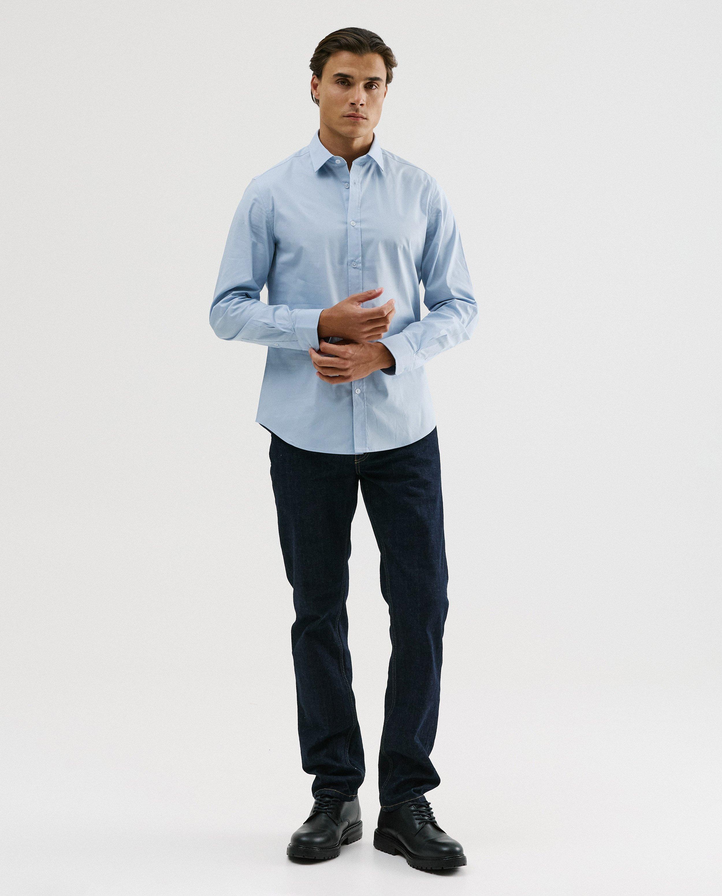 Lichtblauw hemd, slim fit - Product Detail - lichtblauw - afbeelding nummer 2