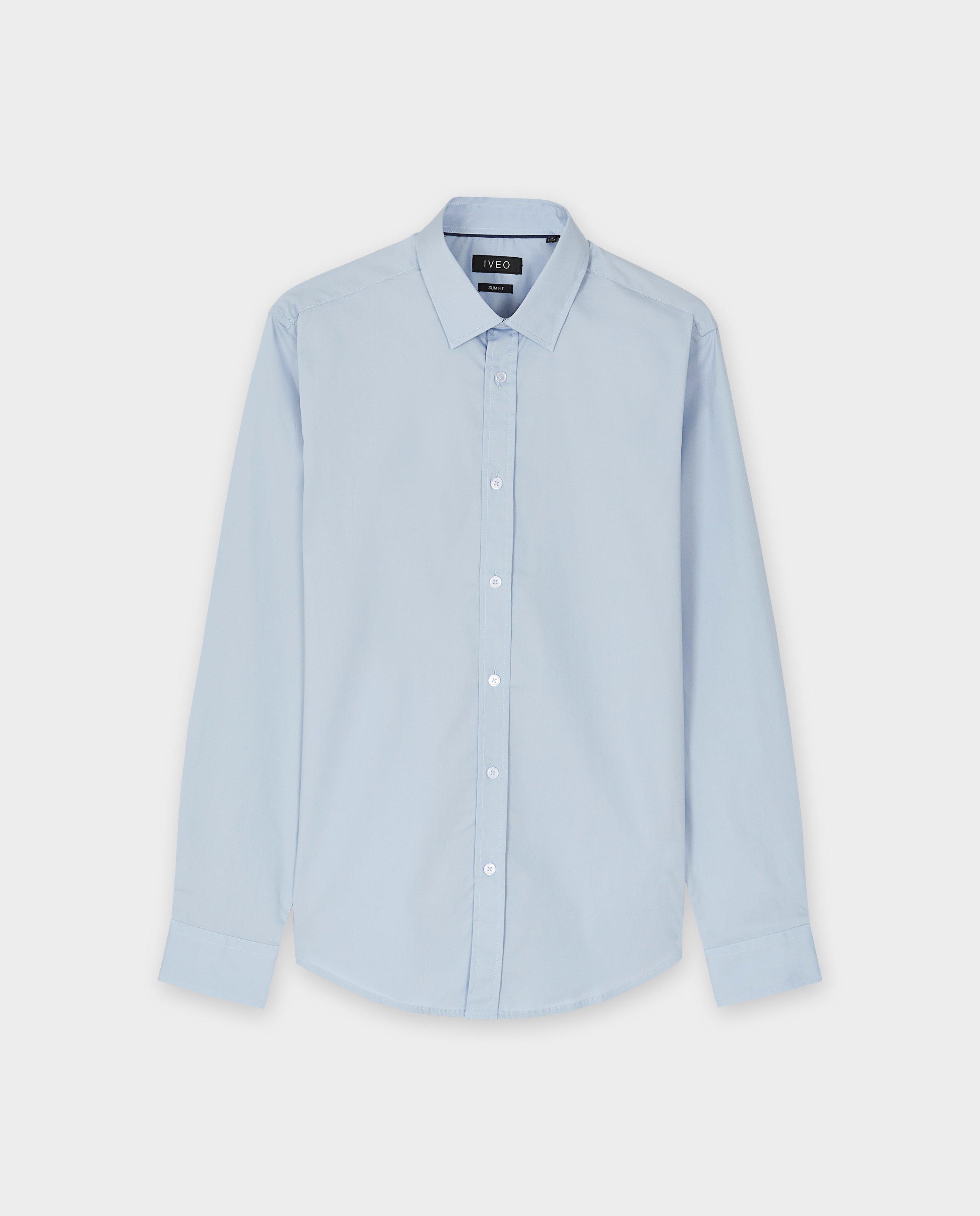 Lichtblauw hemd, slim fit - Product Detail - lichtblauw - afbeelding nummer 4