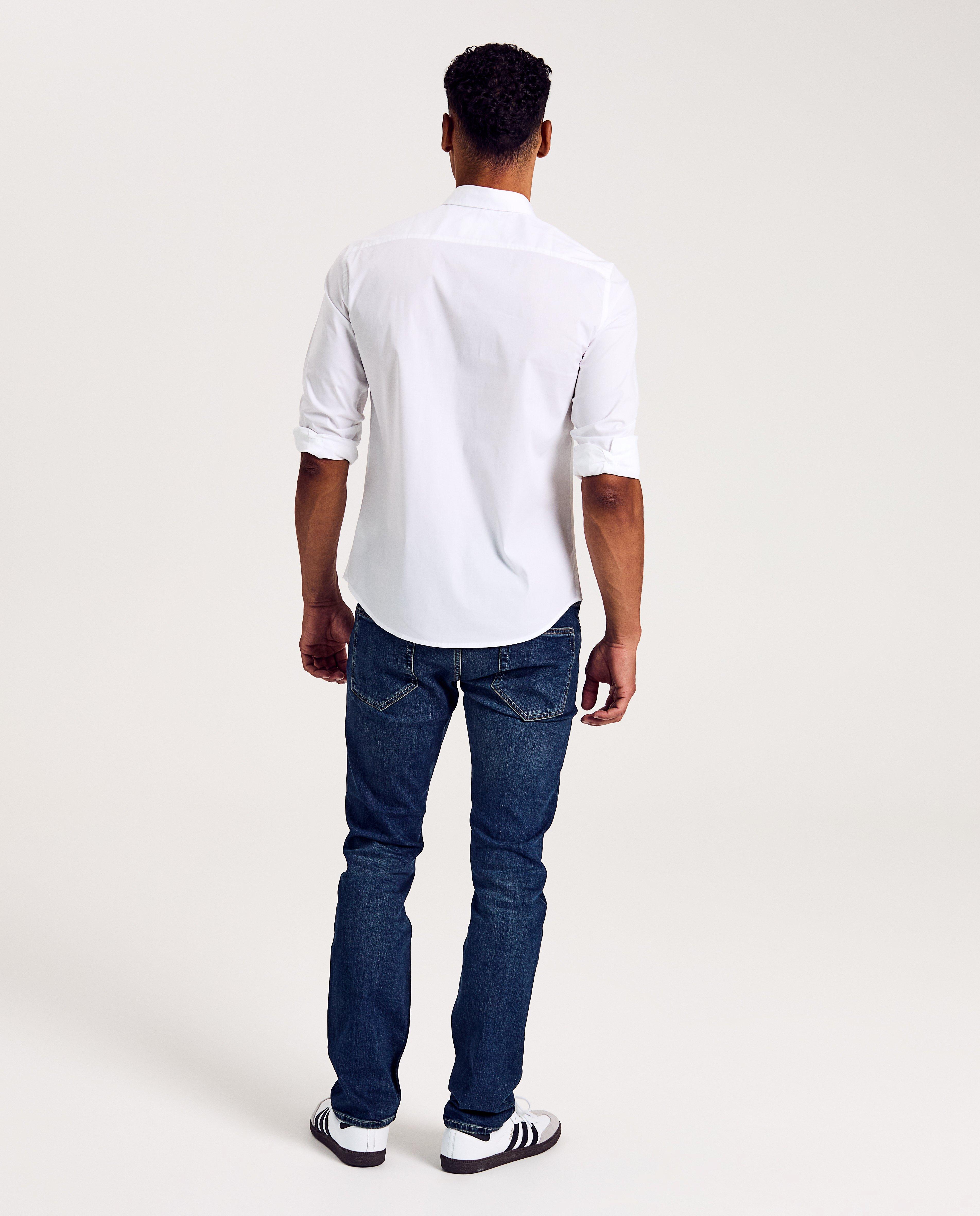 Hemden - Donkerblauw hemd, slim fit