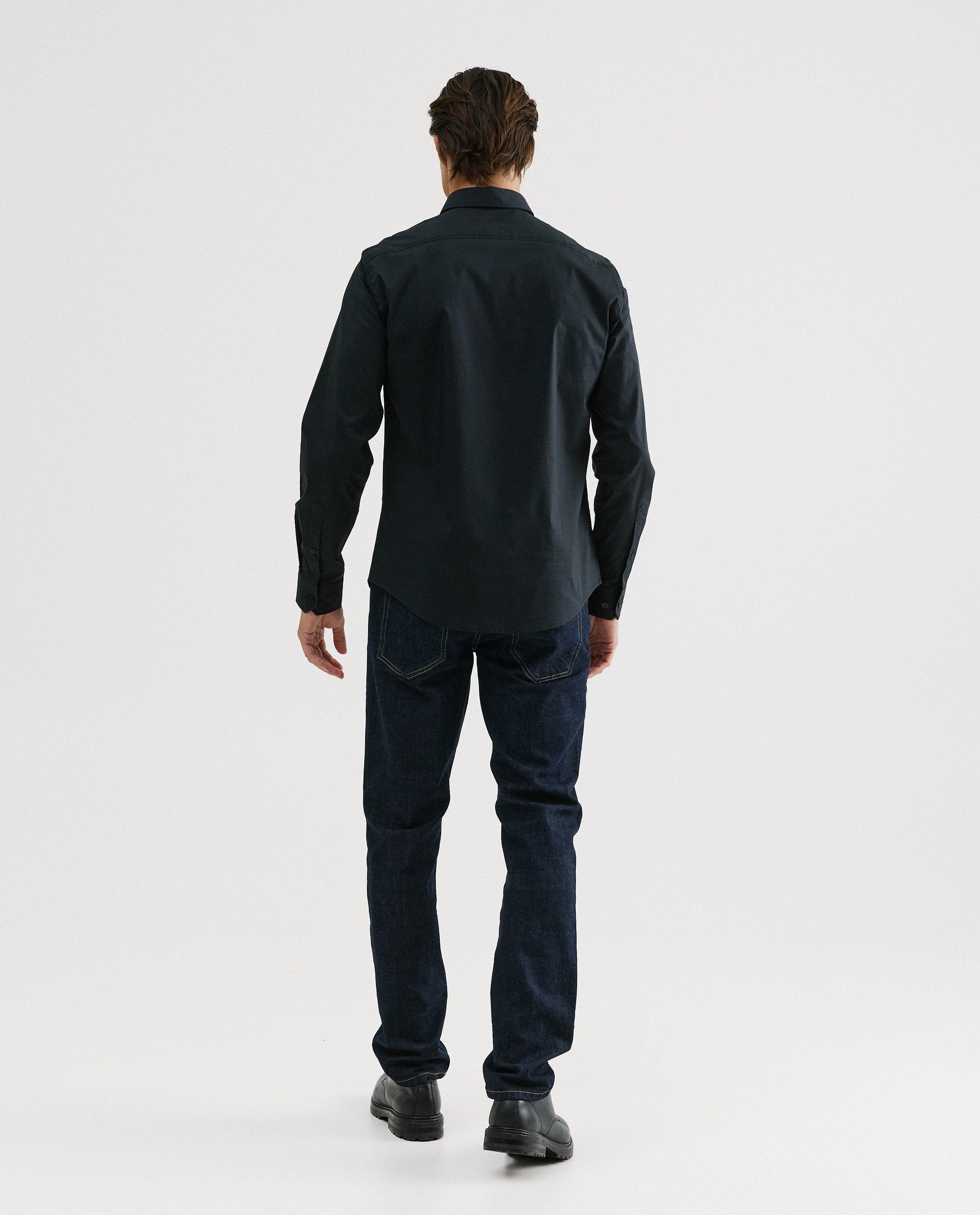 Zwart hemd, slim fit - Product Detail - zwart - afbeelding nummer 3