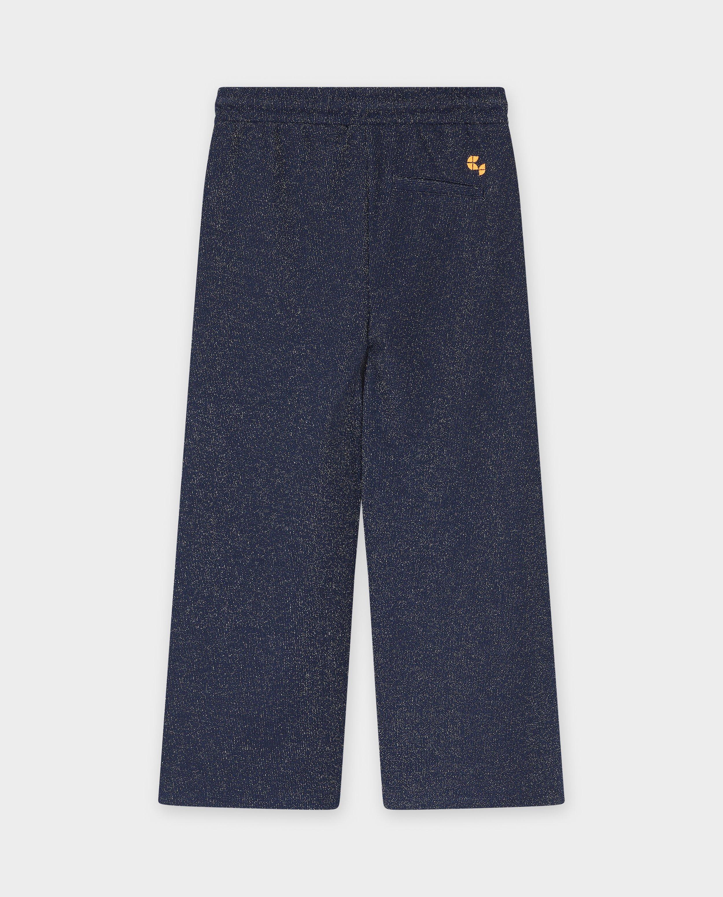 Broeken - Donkerblauwe broek met glitter