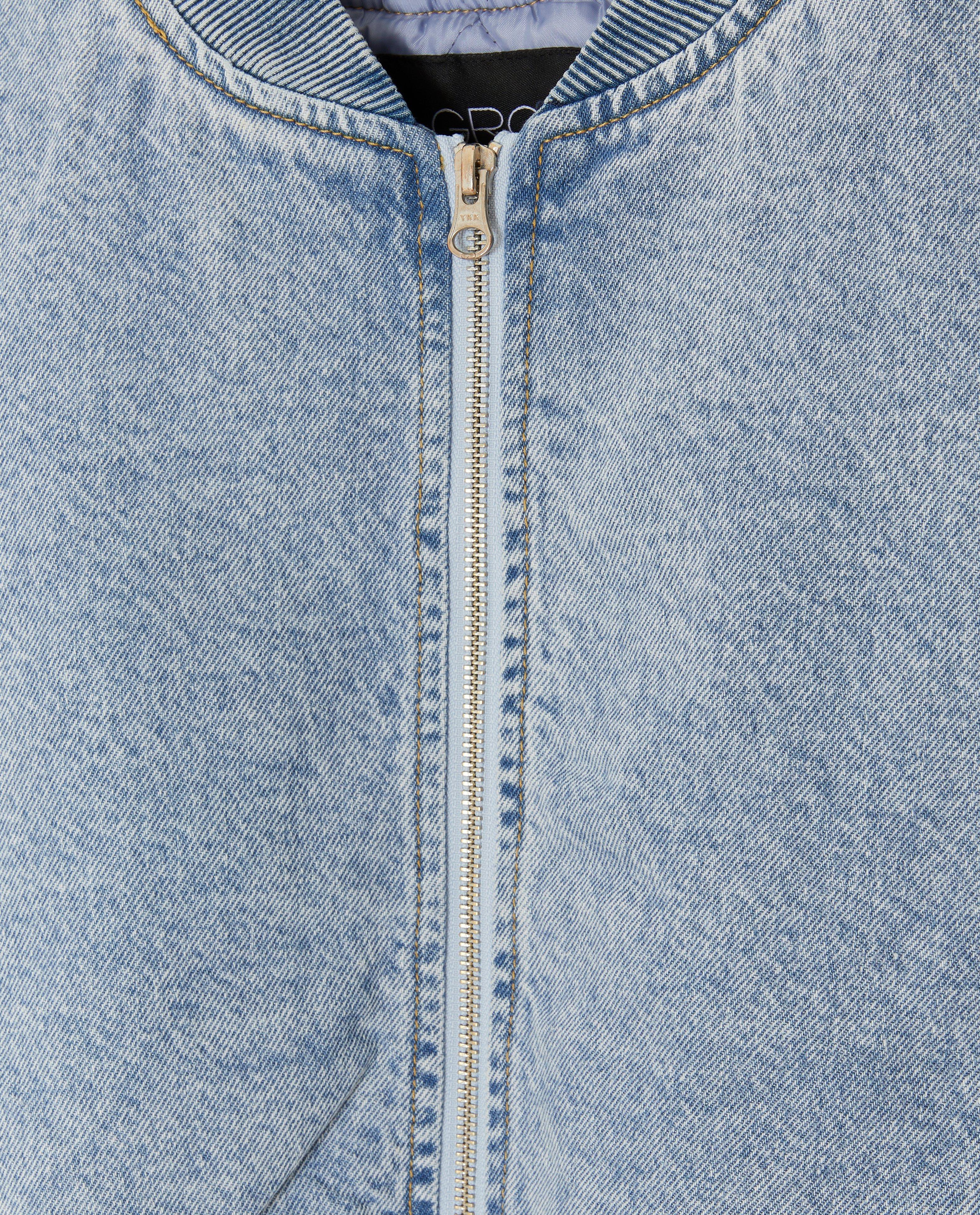Bomberjack van jeans - Product Detail - lichtblauw - afbeelding nummer 7