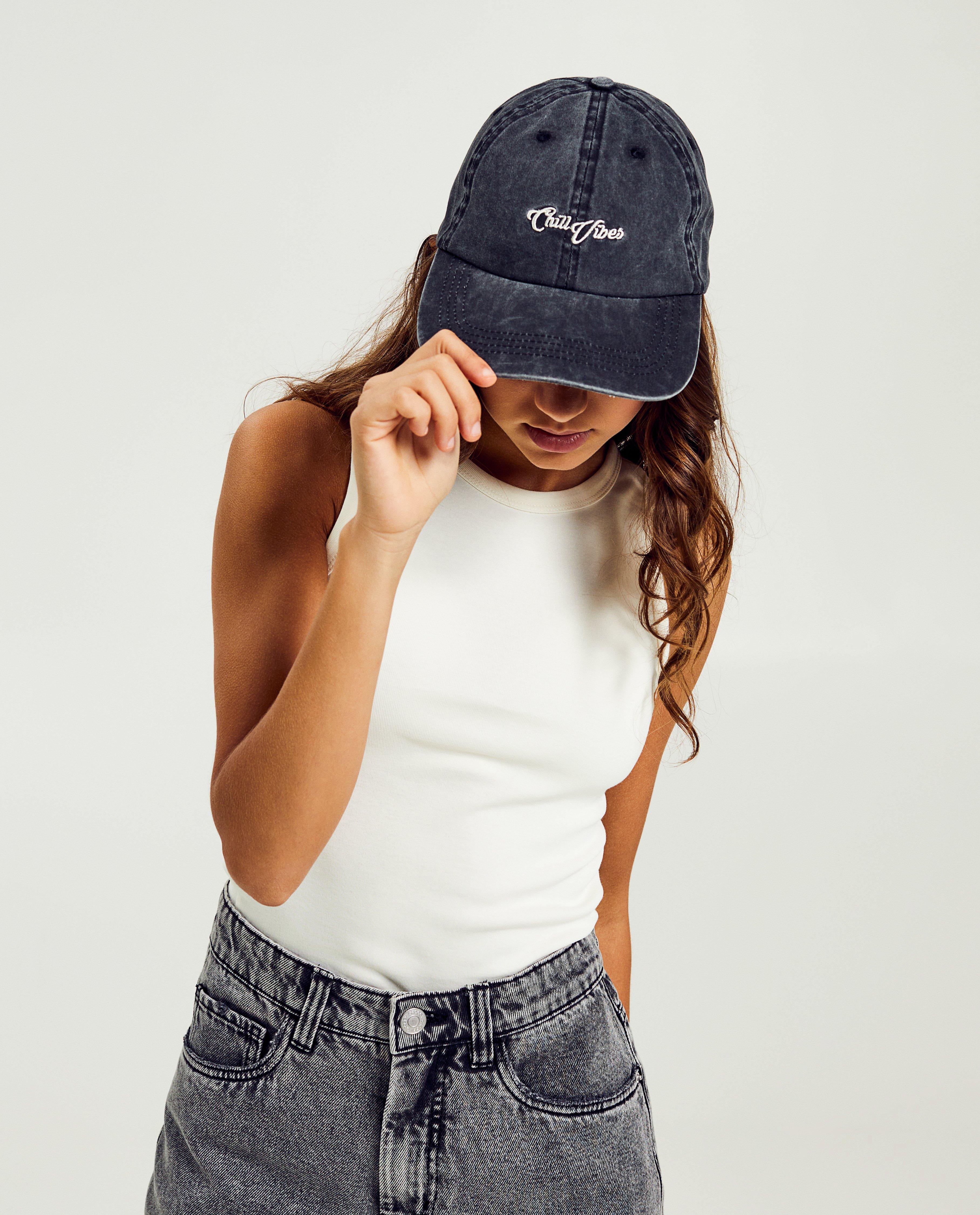Donkergrijze jeanspet - null - Groggy