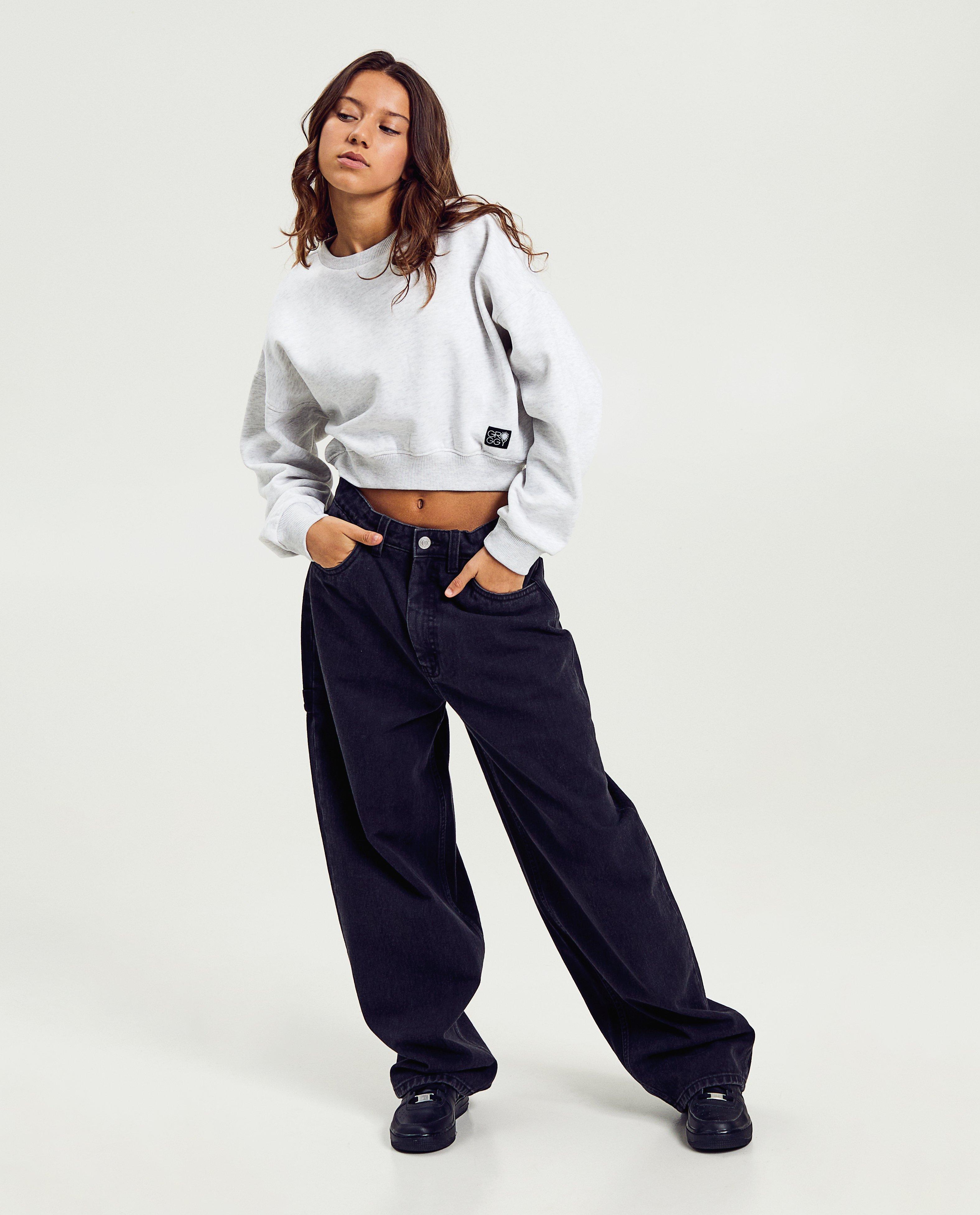 Grijze sweater, oversized fit - Product Detail - lichtgrijs - afbeelding nummer 2