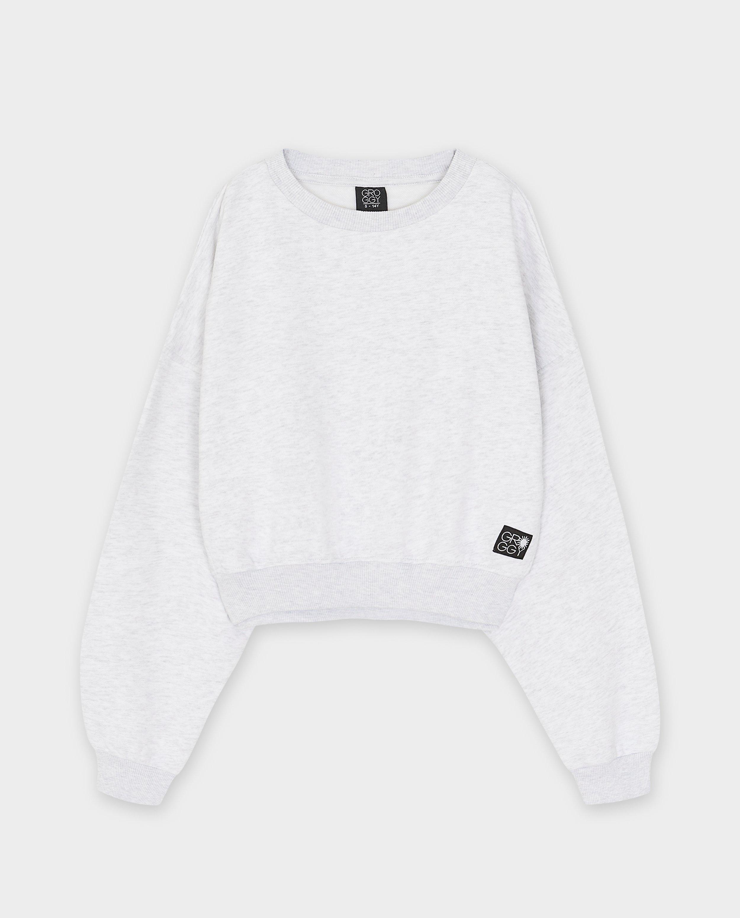 Grijze sweater, oversized fit - Product Detail - lichtgrijs - afbeelding nummer 4
