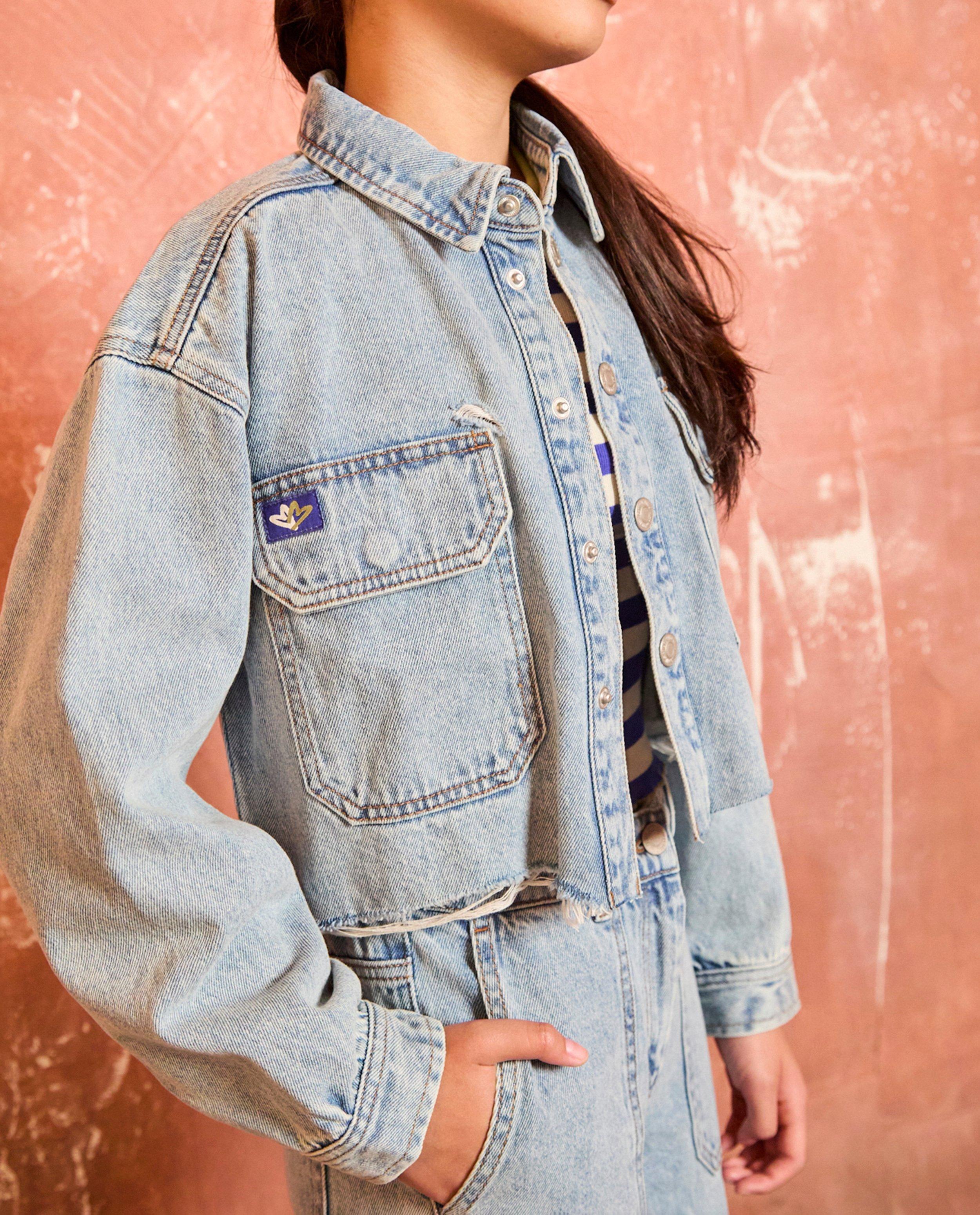 Lichtblauw jeansvest, 6-14 jaar - Product Detail - lichtblauw - afbeelding nummer 4