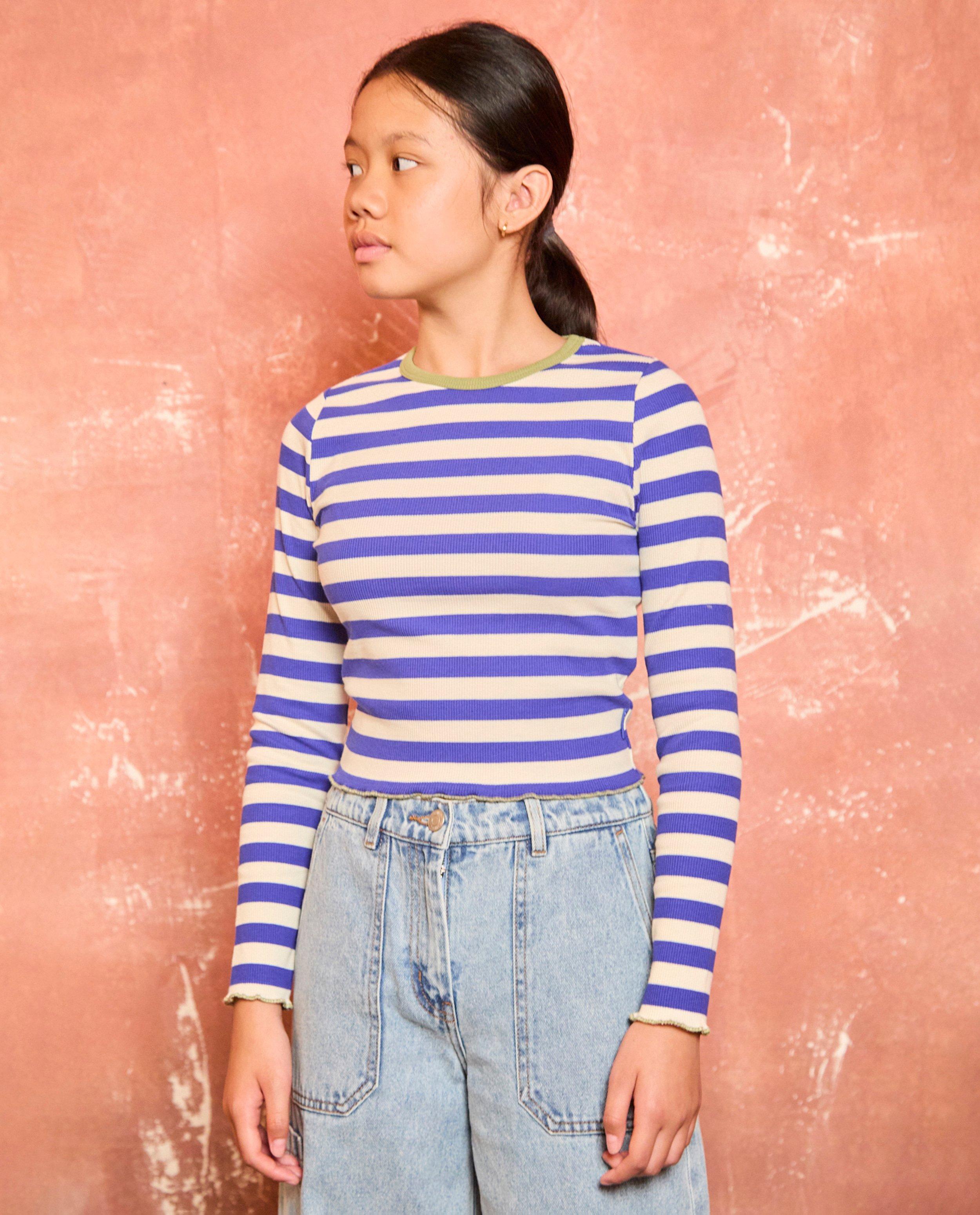 Longsleeve met strepen, 6-14 jaar - Product Detail - wit - afbeelding nummer 1