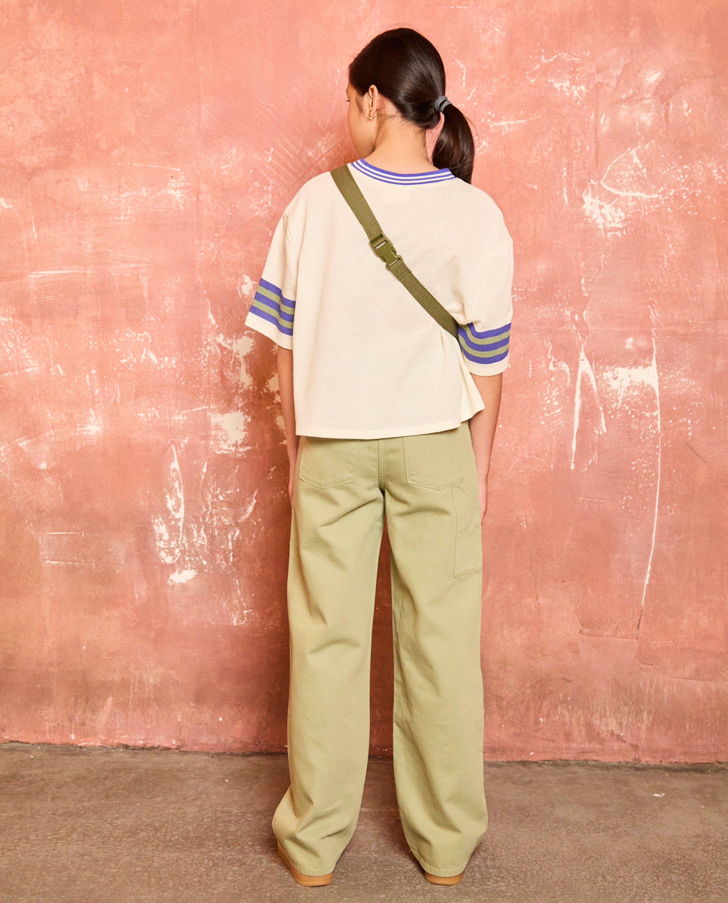 T-shirts - Sportshirt met mesh, oversized, 6-14 jaar