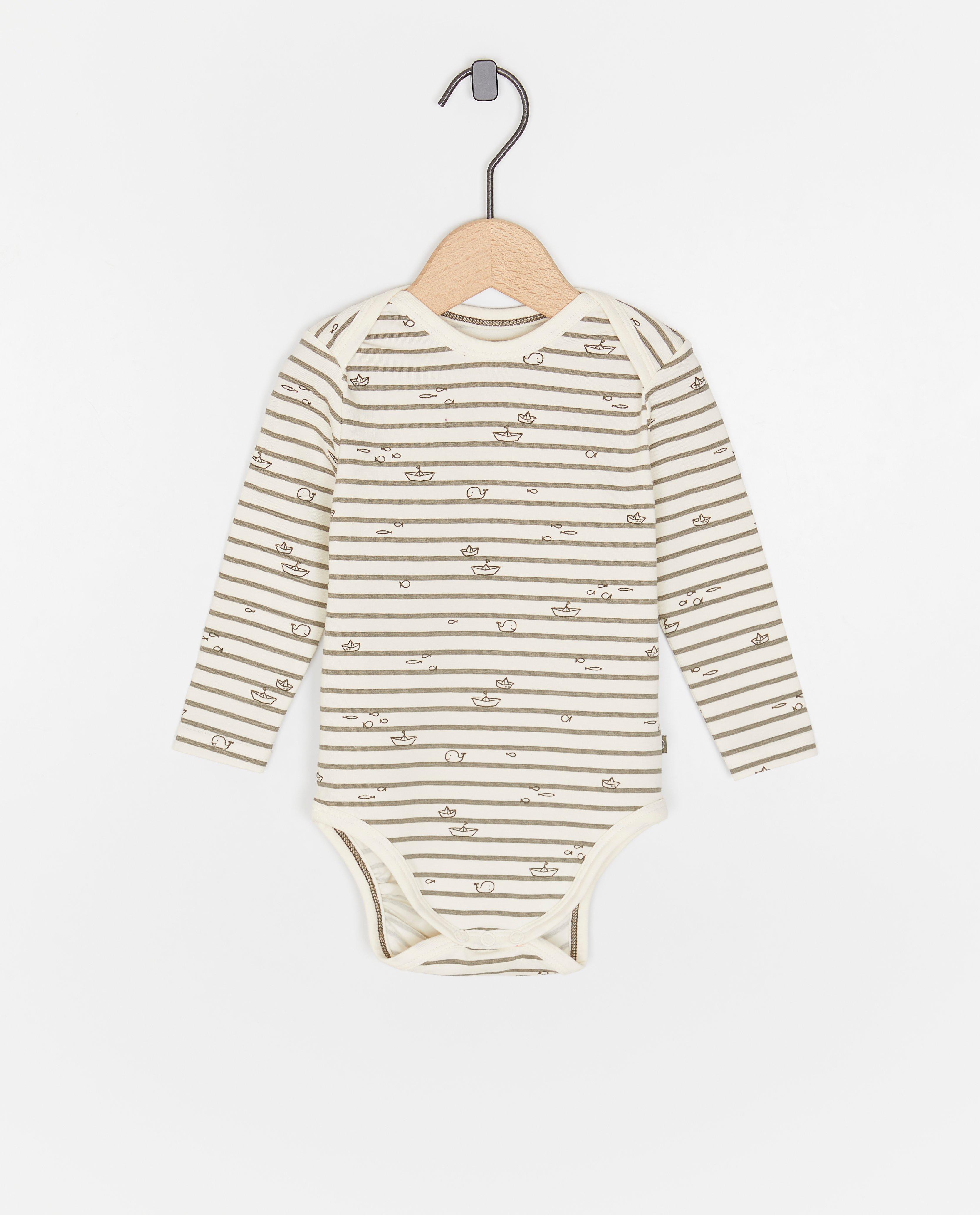 Romper met enveloppehals van biokatoen - null - Cuddles and Smiles