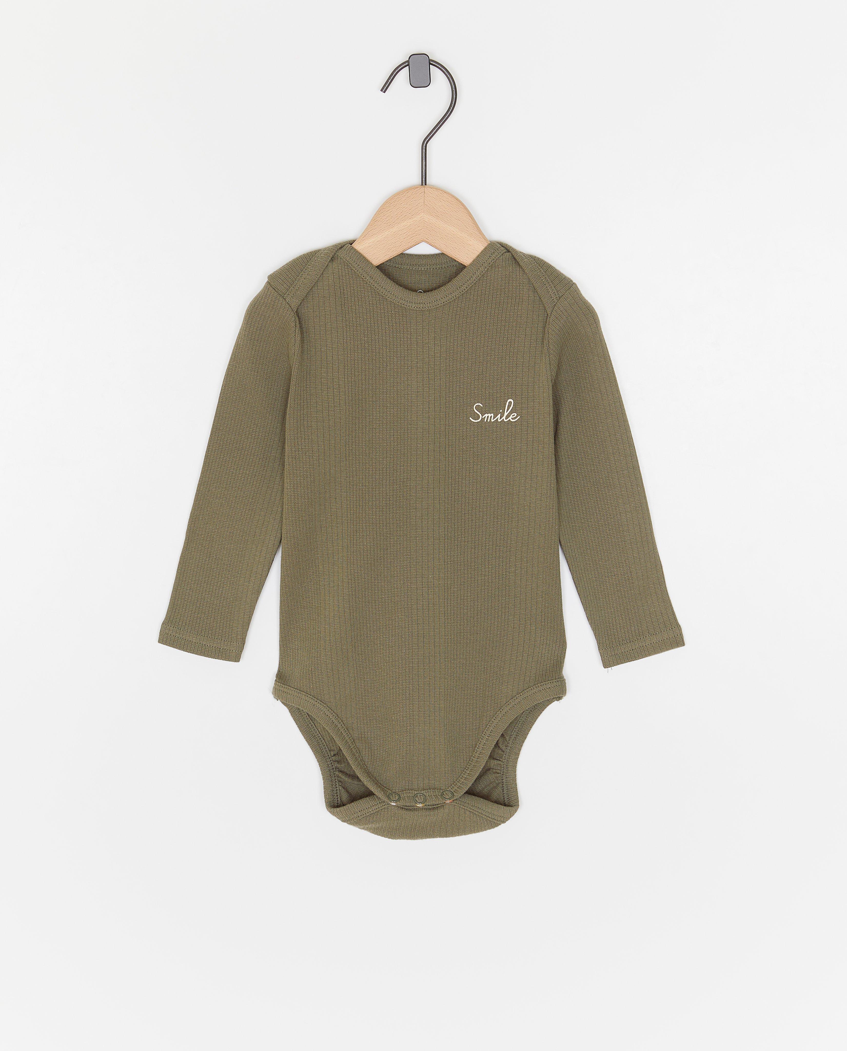 Romper met enveloppehals van biokatoen - null - Cuddles and Smiles