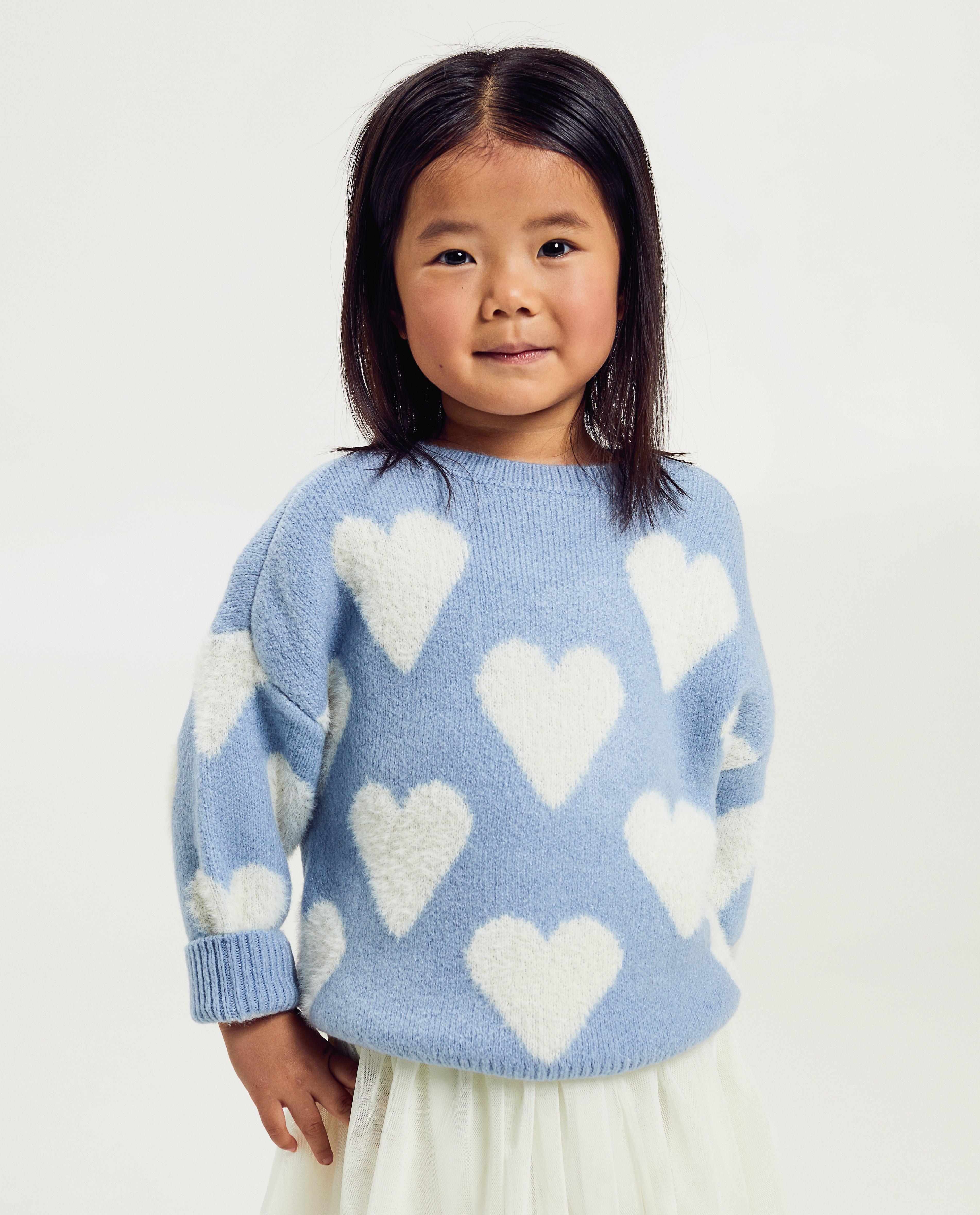 Trui met hartjesprint - Product Detail - lichtblauw - afbeelding nummer 1