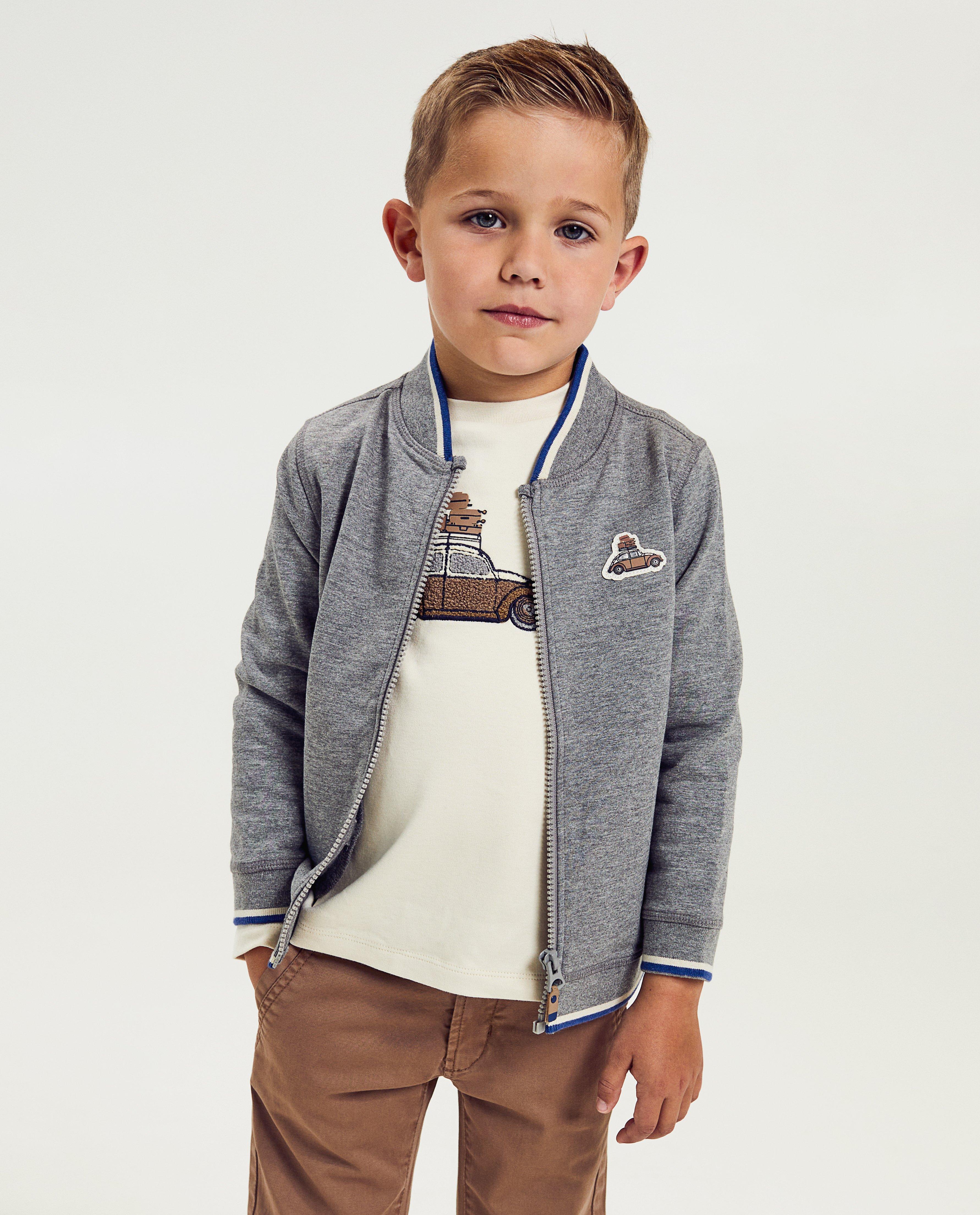 Sweatvest met patch - null - Samson