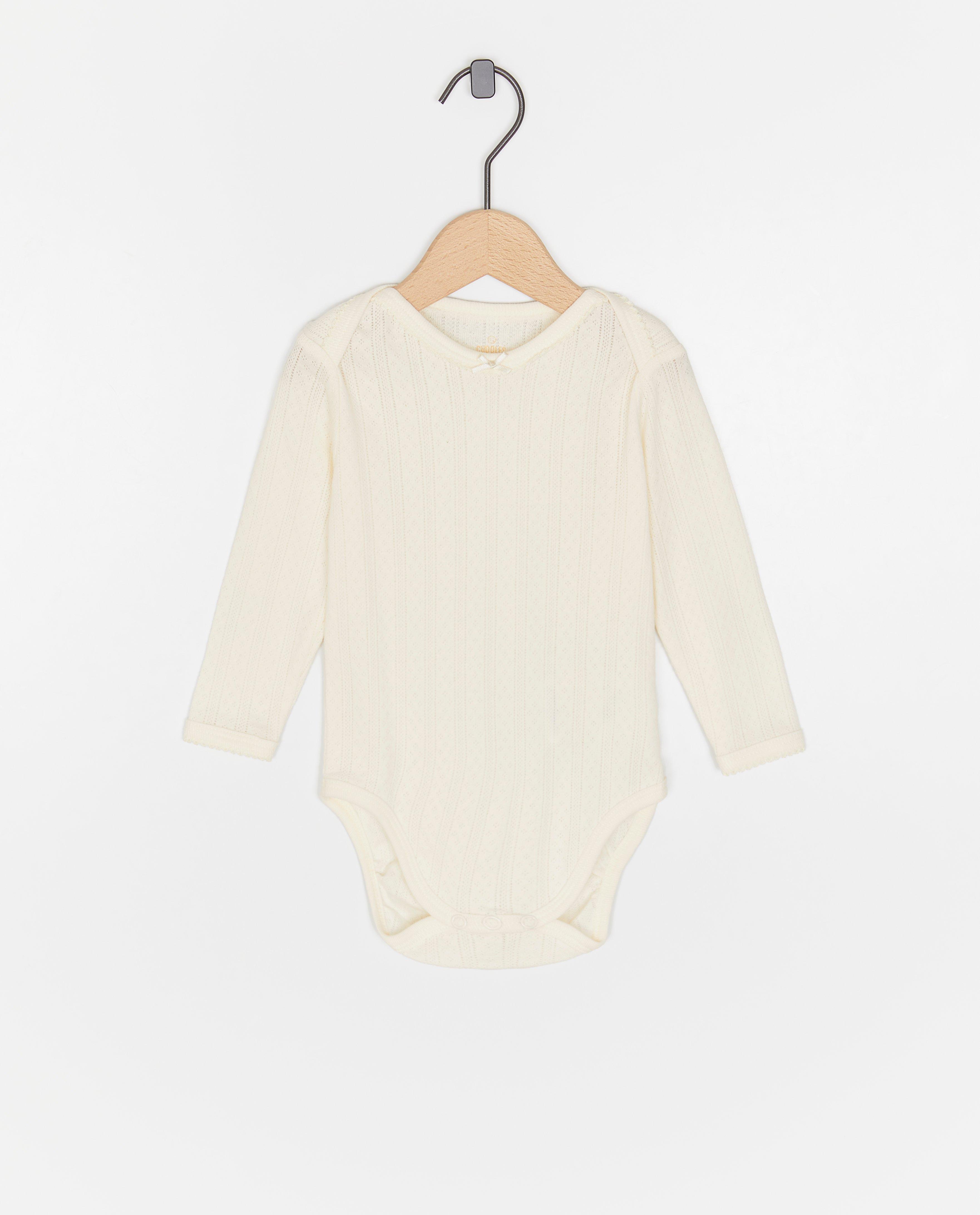 Romper met enveloppehals van biokatoen - null - Cuddles and Smiles