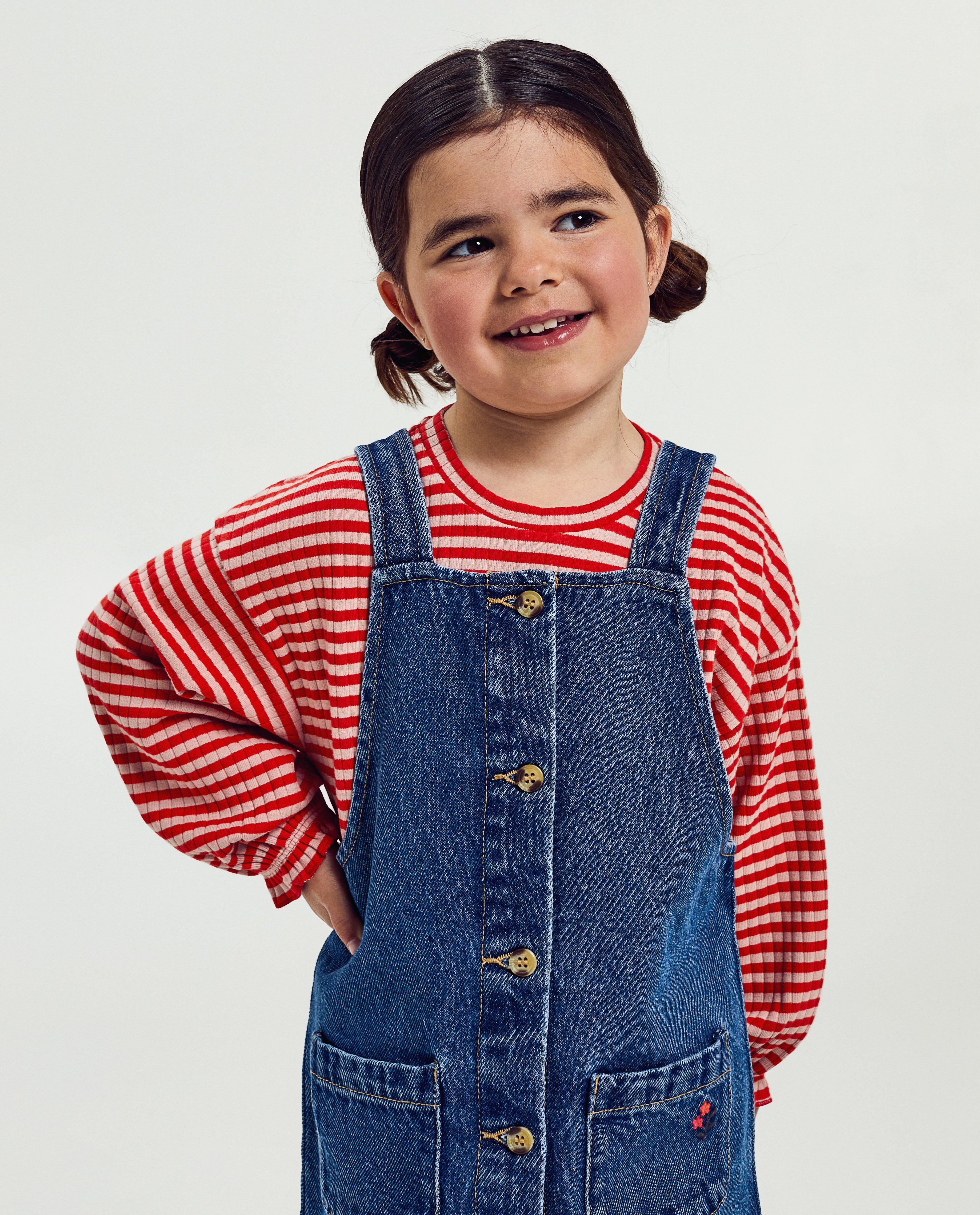 Kleedjes - Salopettejurk van jeans