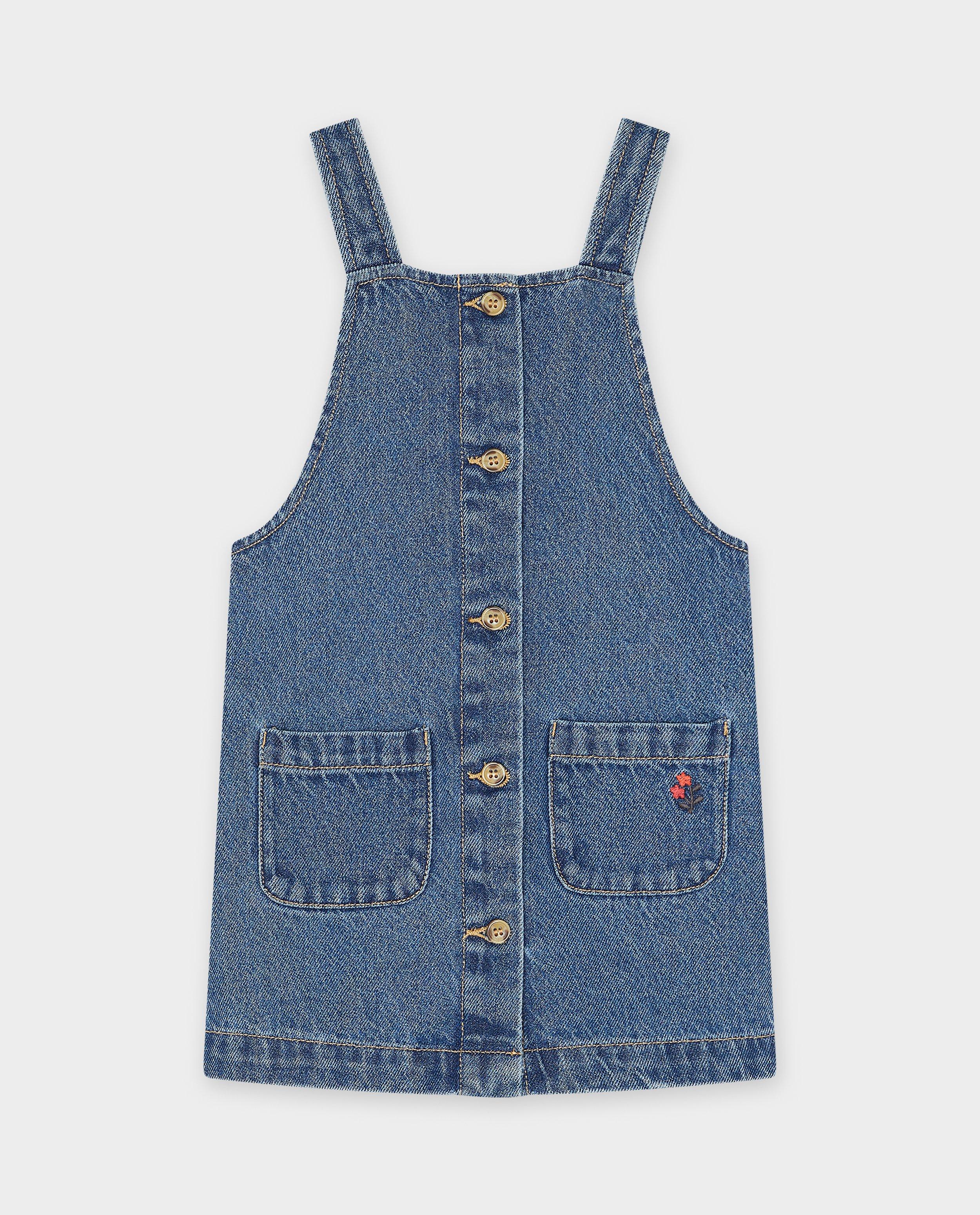 Kleedjes - Salopettejurk van jeans