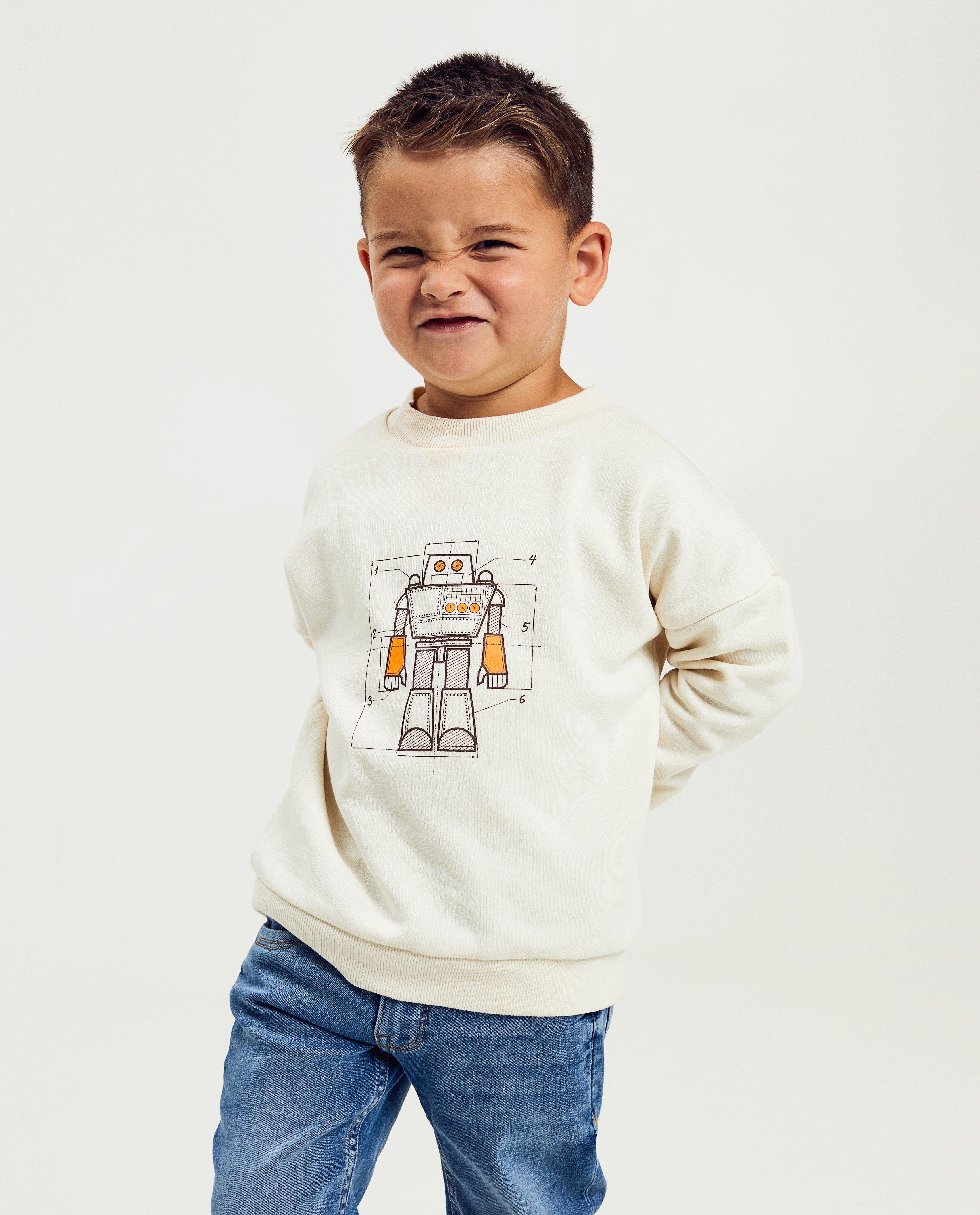 Sweat avec un imprimé de robot - null - Besties