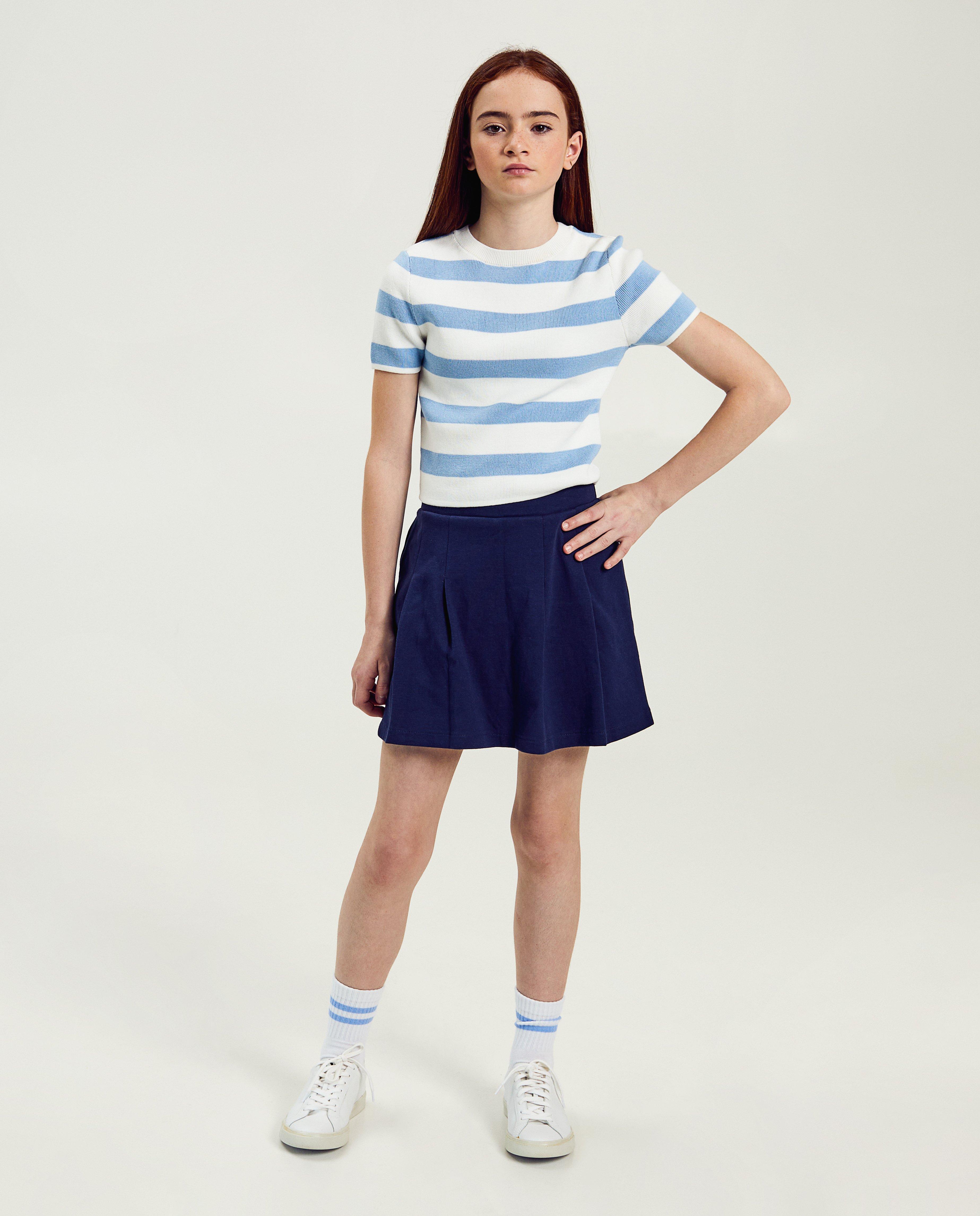 Donkerblauwe skort, 7-14 jaar - null - Fish & Chips