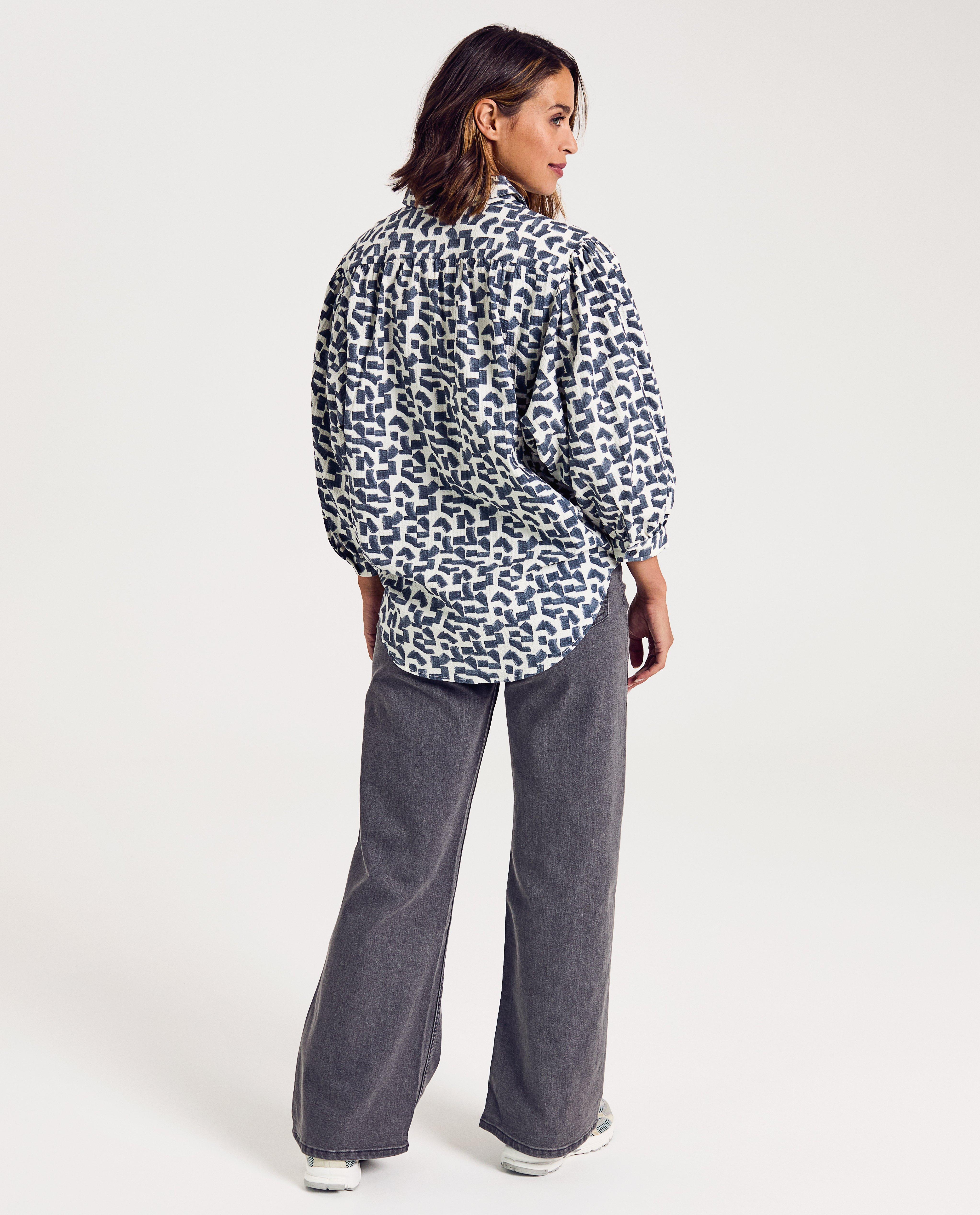 Hemden - Blouse met ballonmouwen