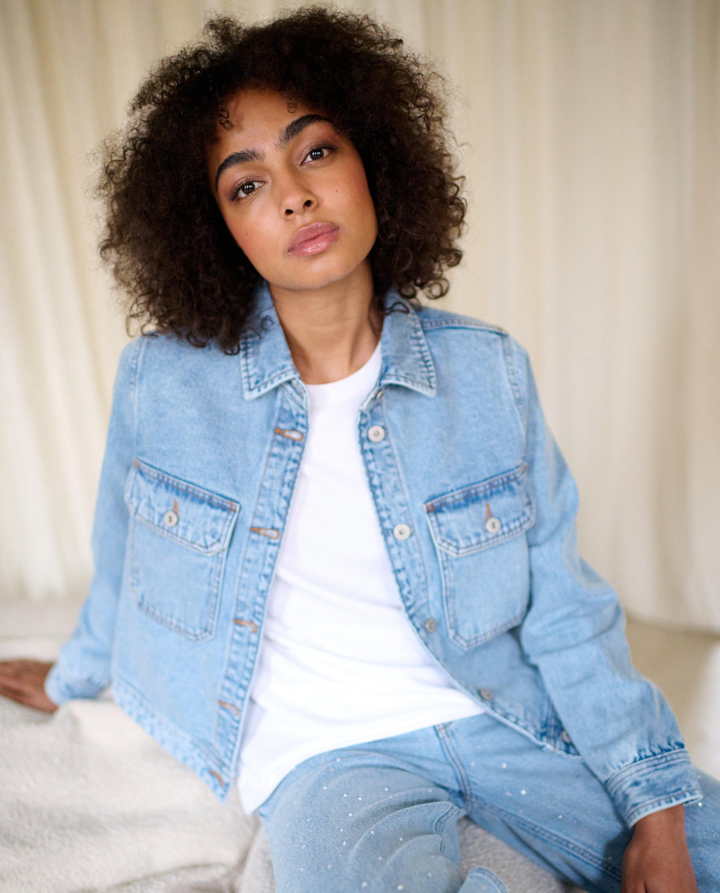 Lichtblauw jeansvest - null - Sora