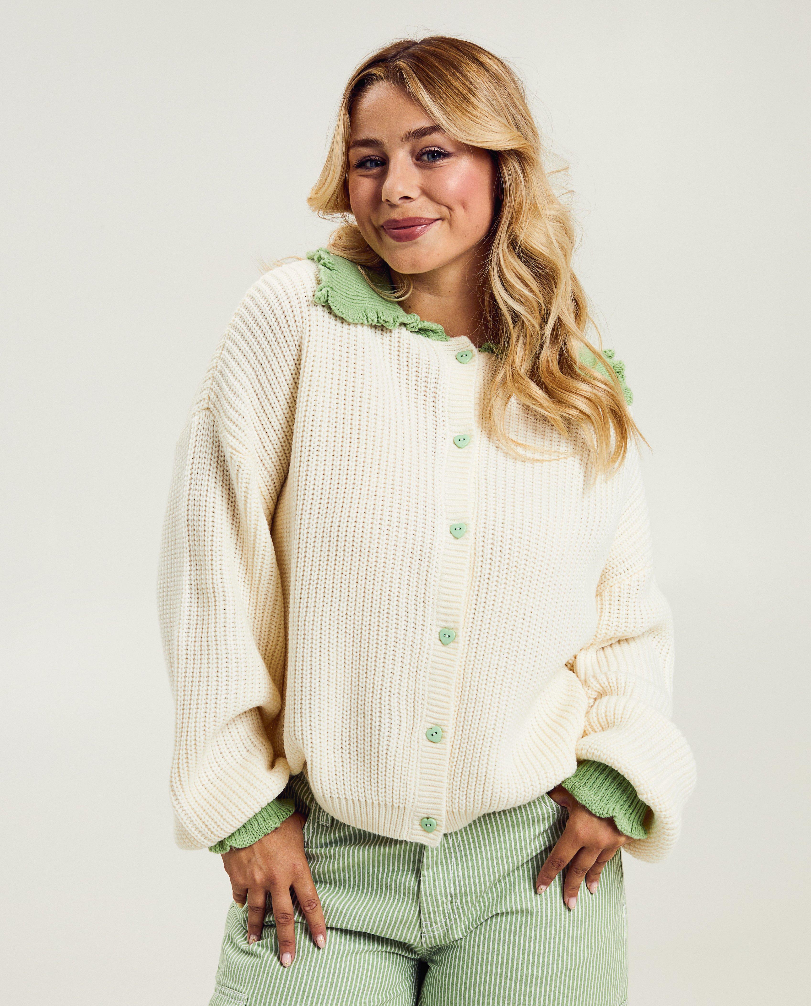 Cardigan - Cardigan met Peter Pan-kraag
