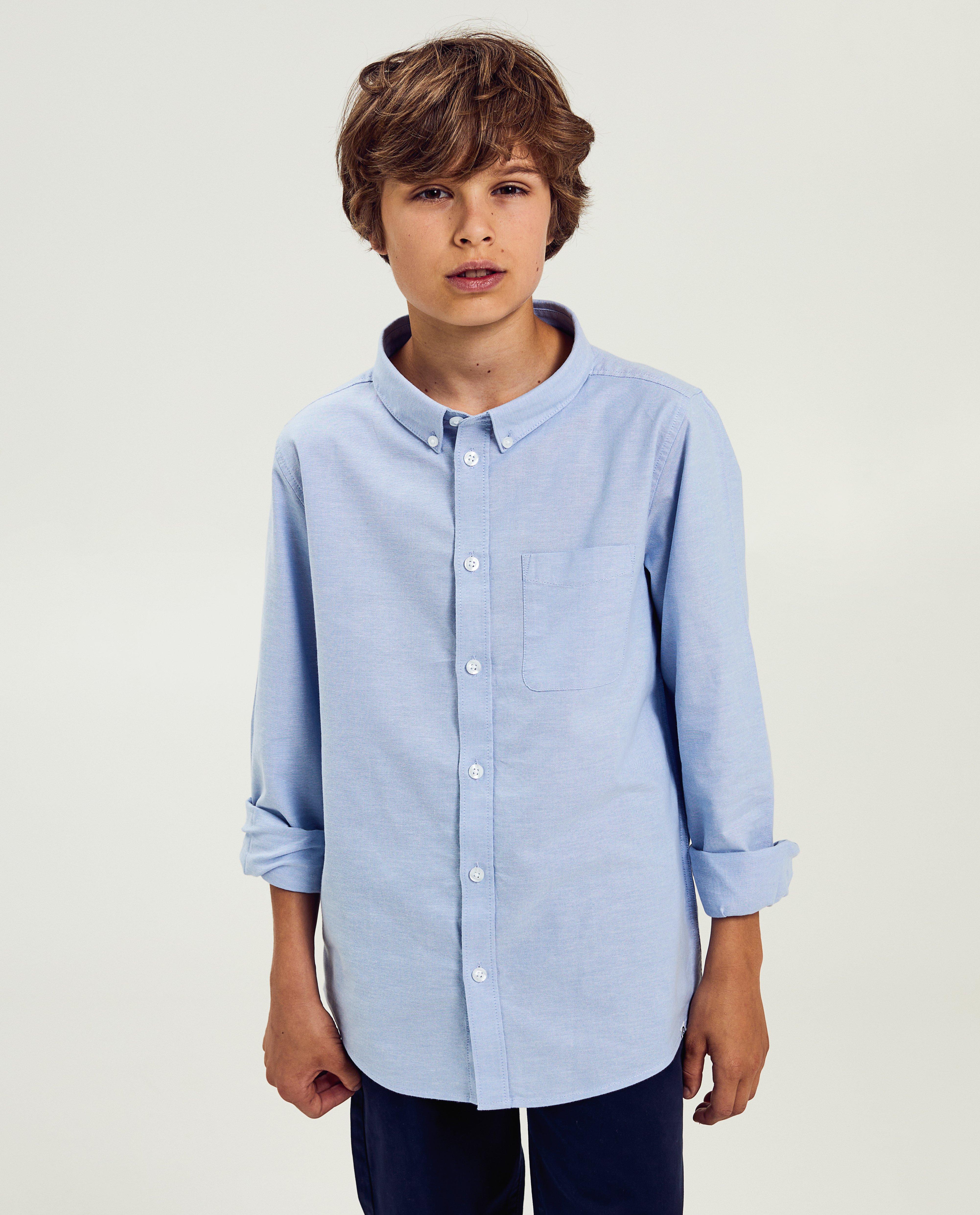 Lichtblauw hemd, regular fit, schooluniform - Product Detail - lichtblauw - afbeelding nummer 1