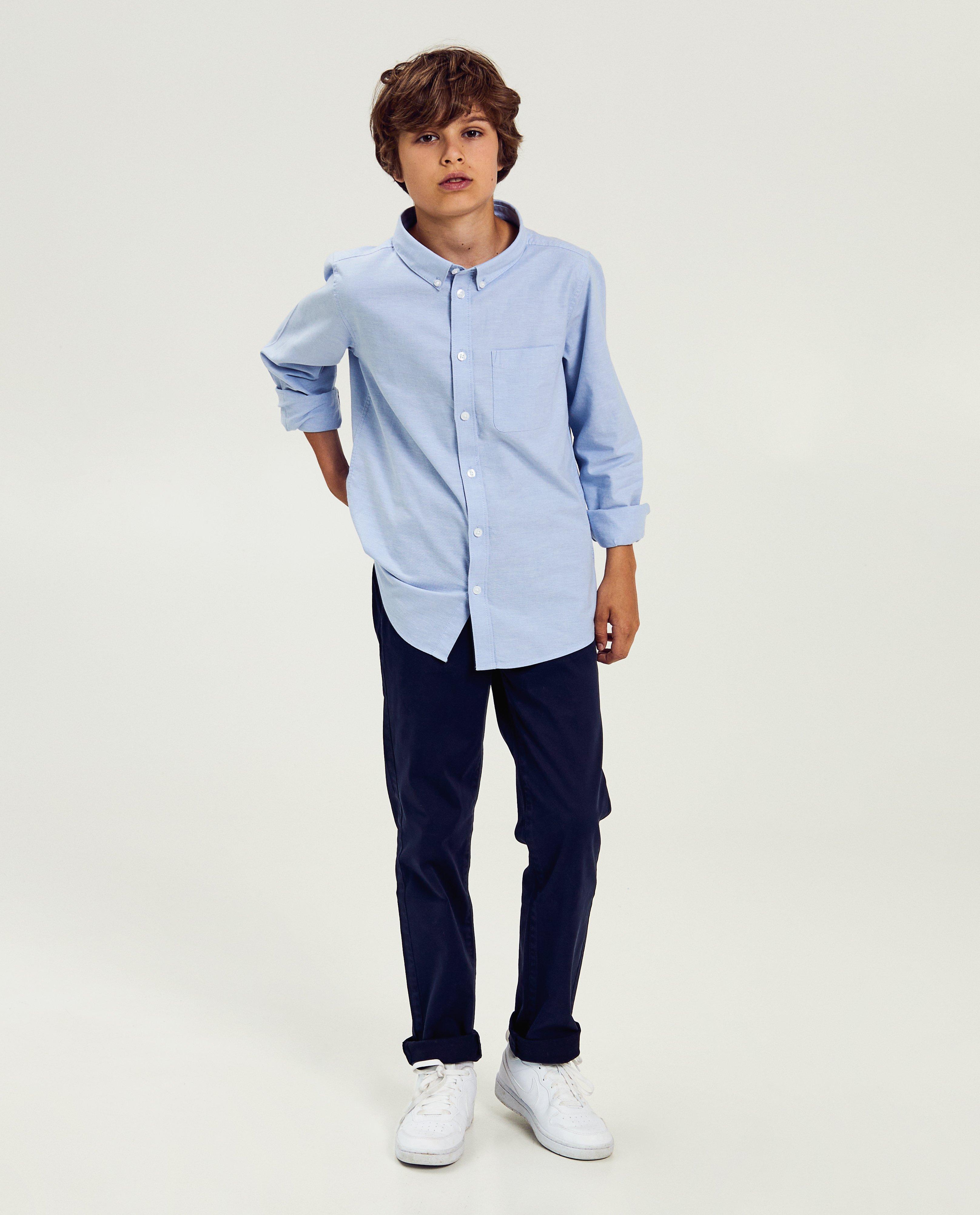 Lichtblauw hemd, regular fit, schooluniform - Product Detail - lichtblauw - afbeelding nummer 2