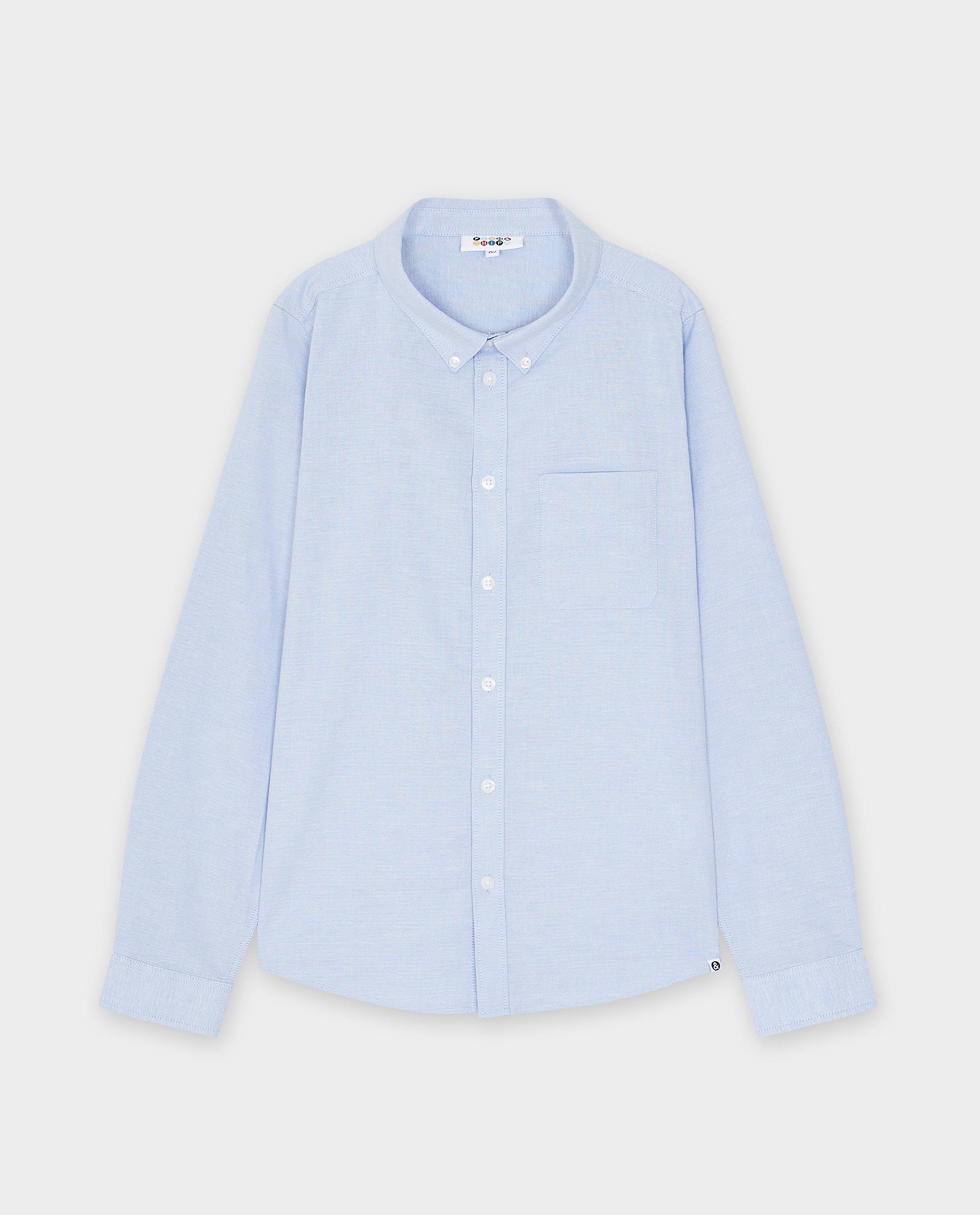 Lichtblauw hemd, regular fit, schooluniform - Product Detail - lichtblauw - afbeelding nummer 4