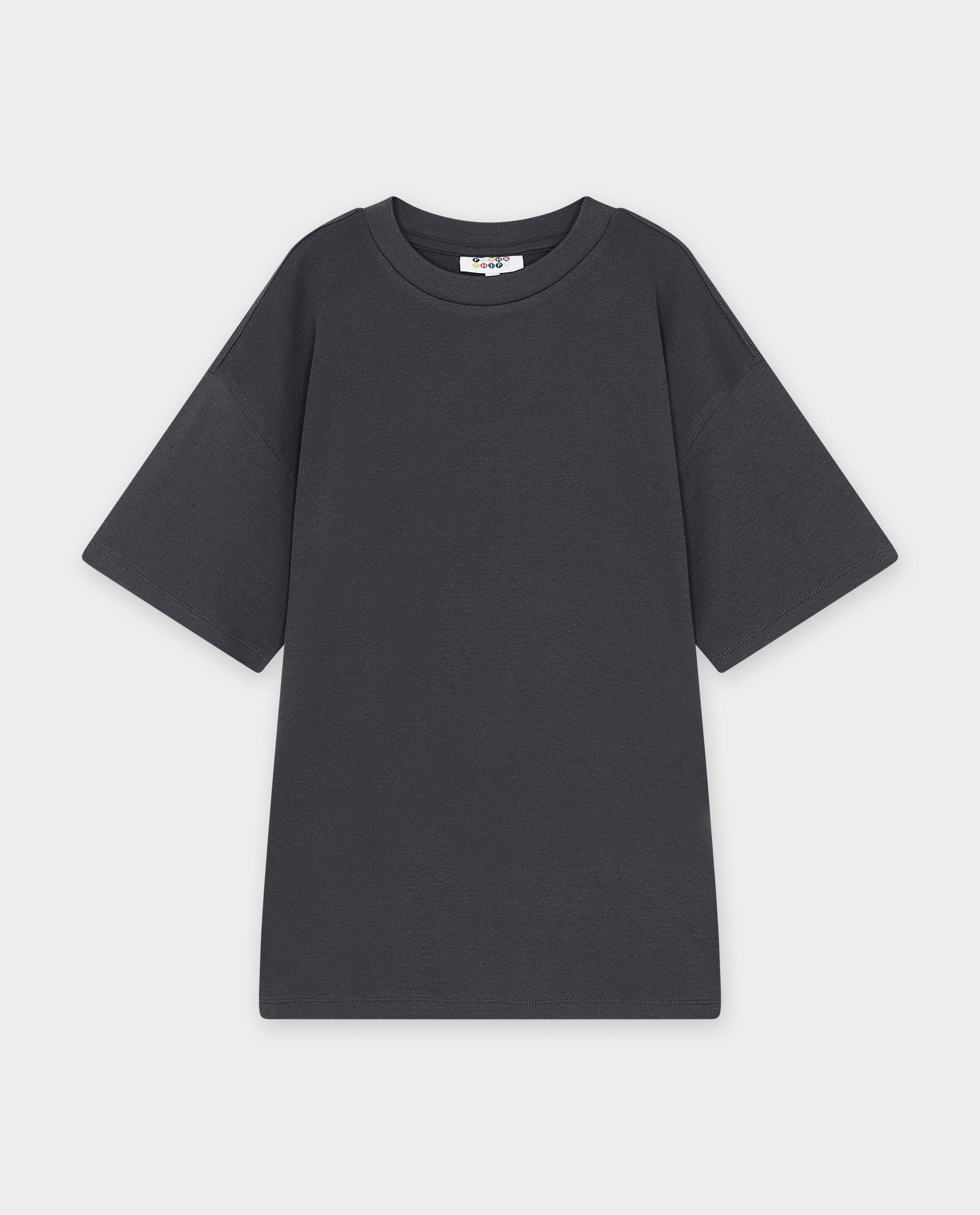 Wit T-shirt, schooluniform - Product Detail - donkerblauw - afbeelding nummer 4