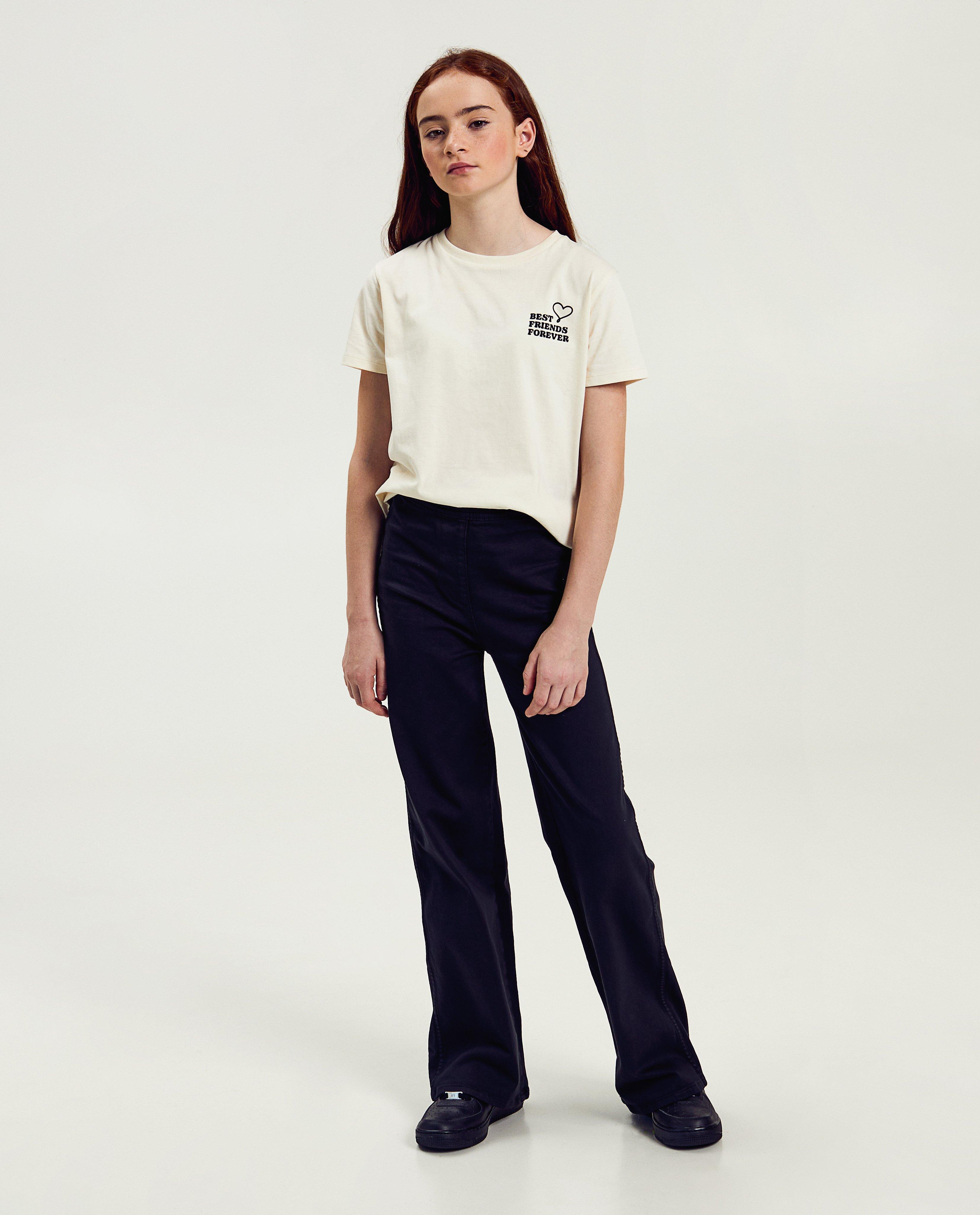 Zwarte broek, wide fit - null - Besties