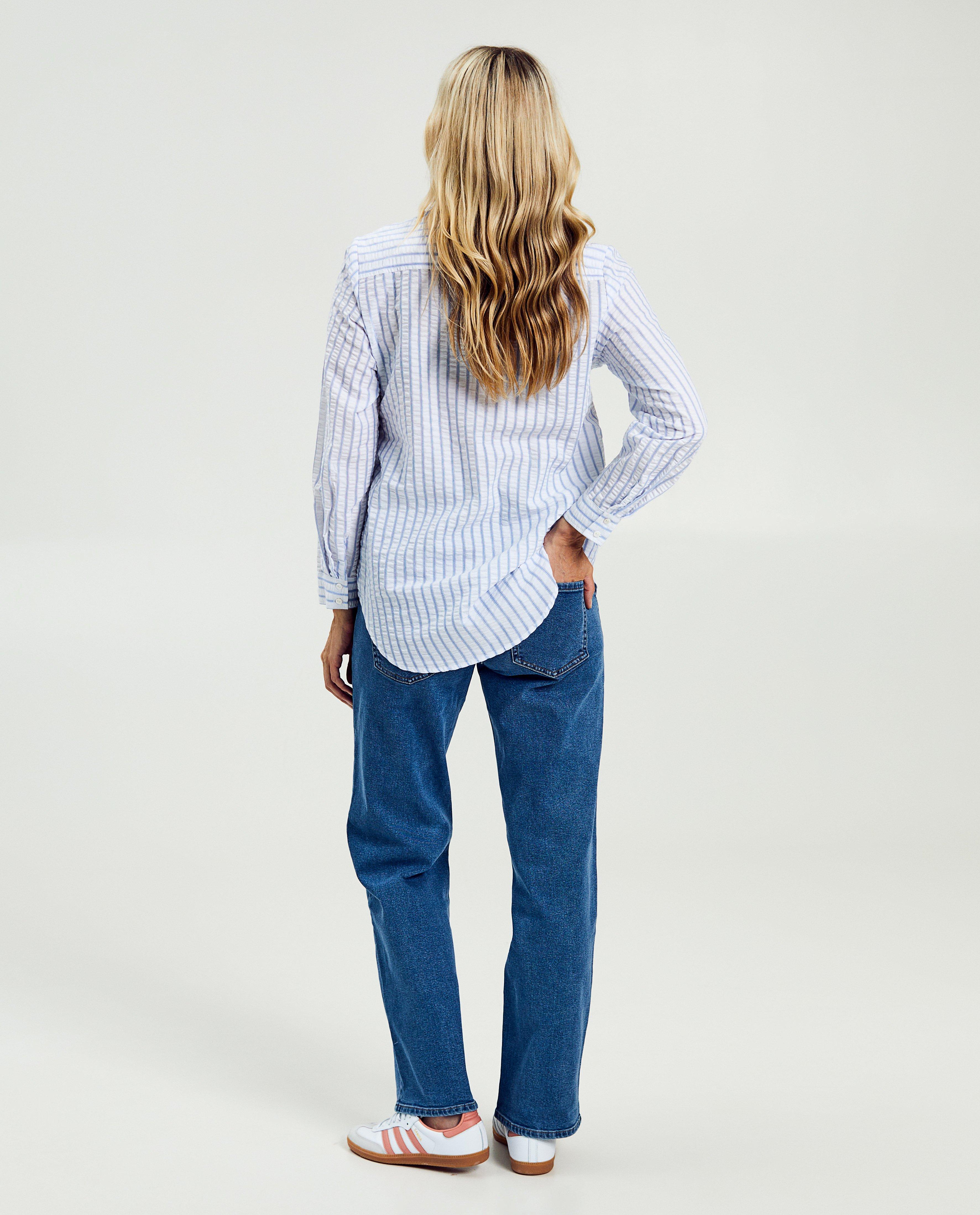 Jeans - Jeans de grossesse gris, coupe ample