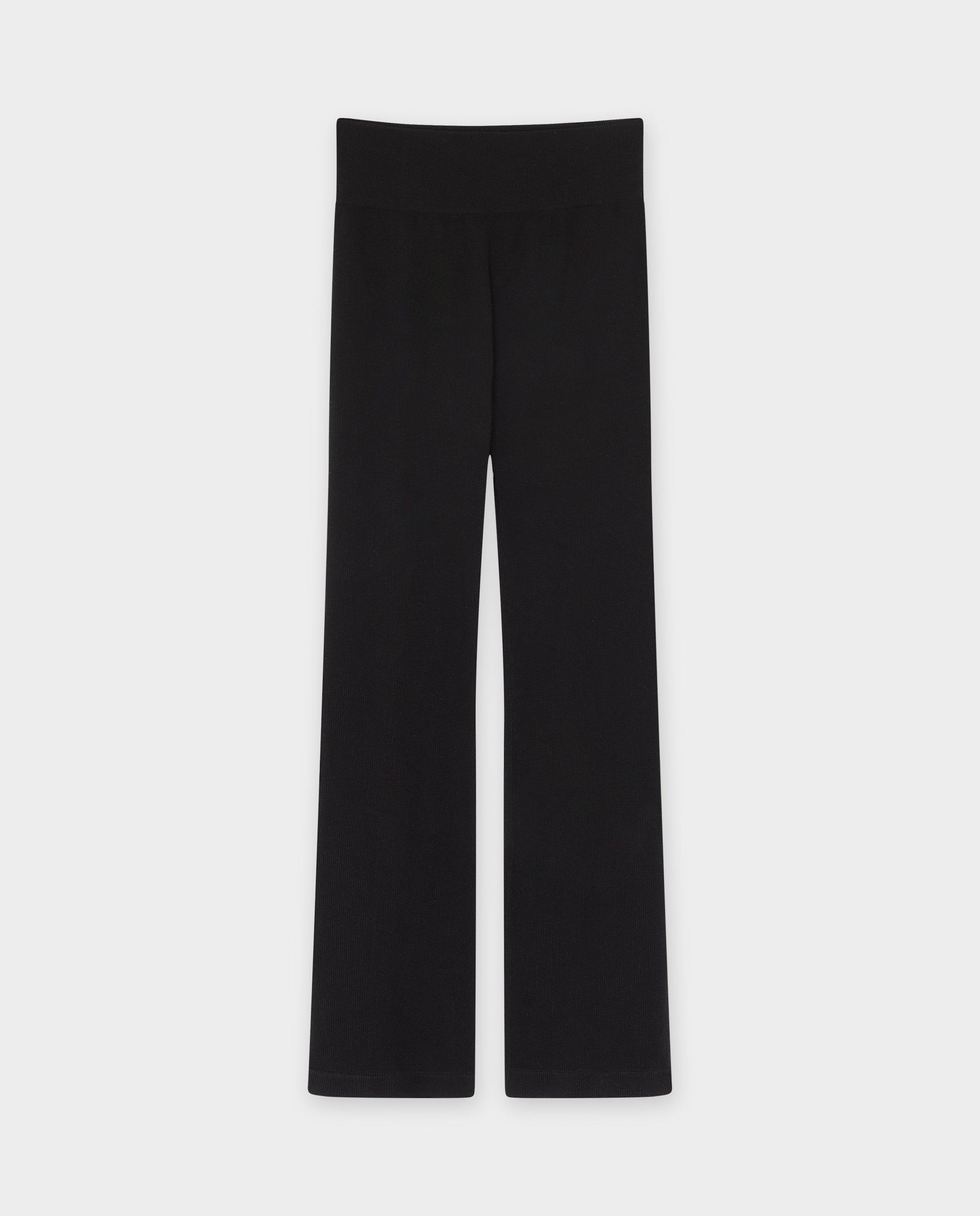 Pantalons - Leggings noirs de grossesse, coupe à pattes d’éléphant (flared)