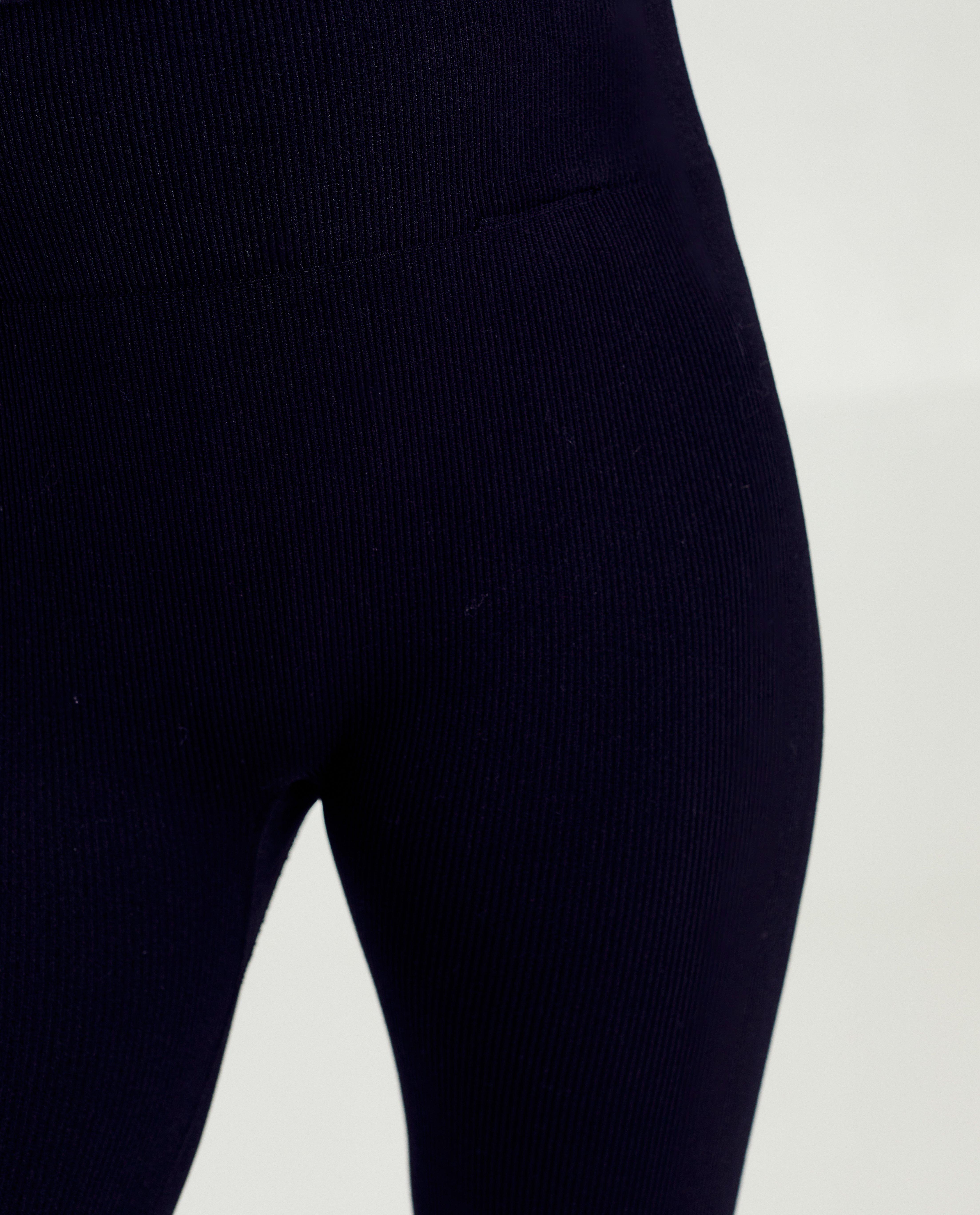 Pantalons - Leggings noirs de grossesse, coupe à pattes d’éléphant (flared)
