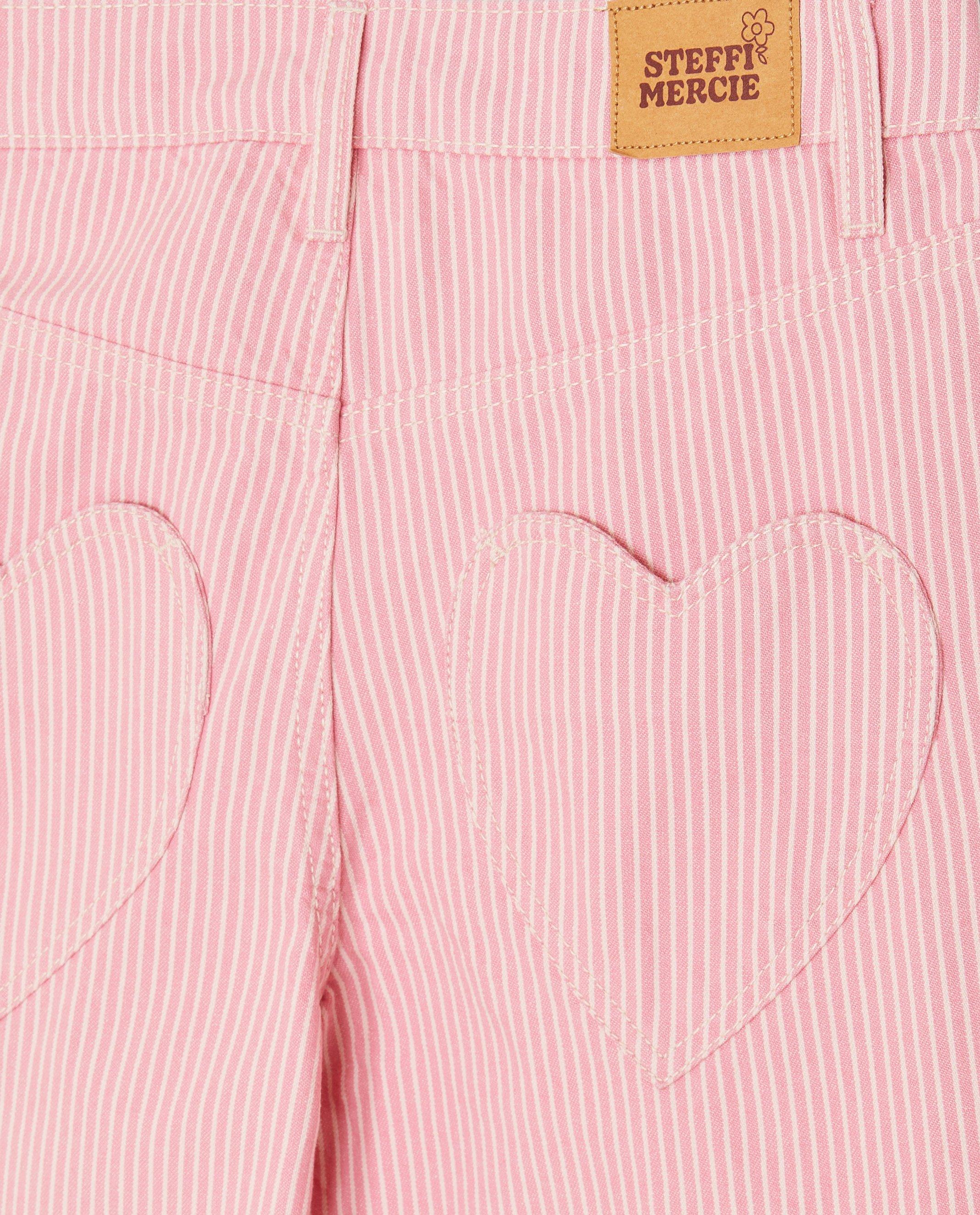 Broeken - Broek met fijne strepen, straight fit
