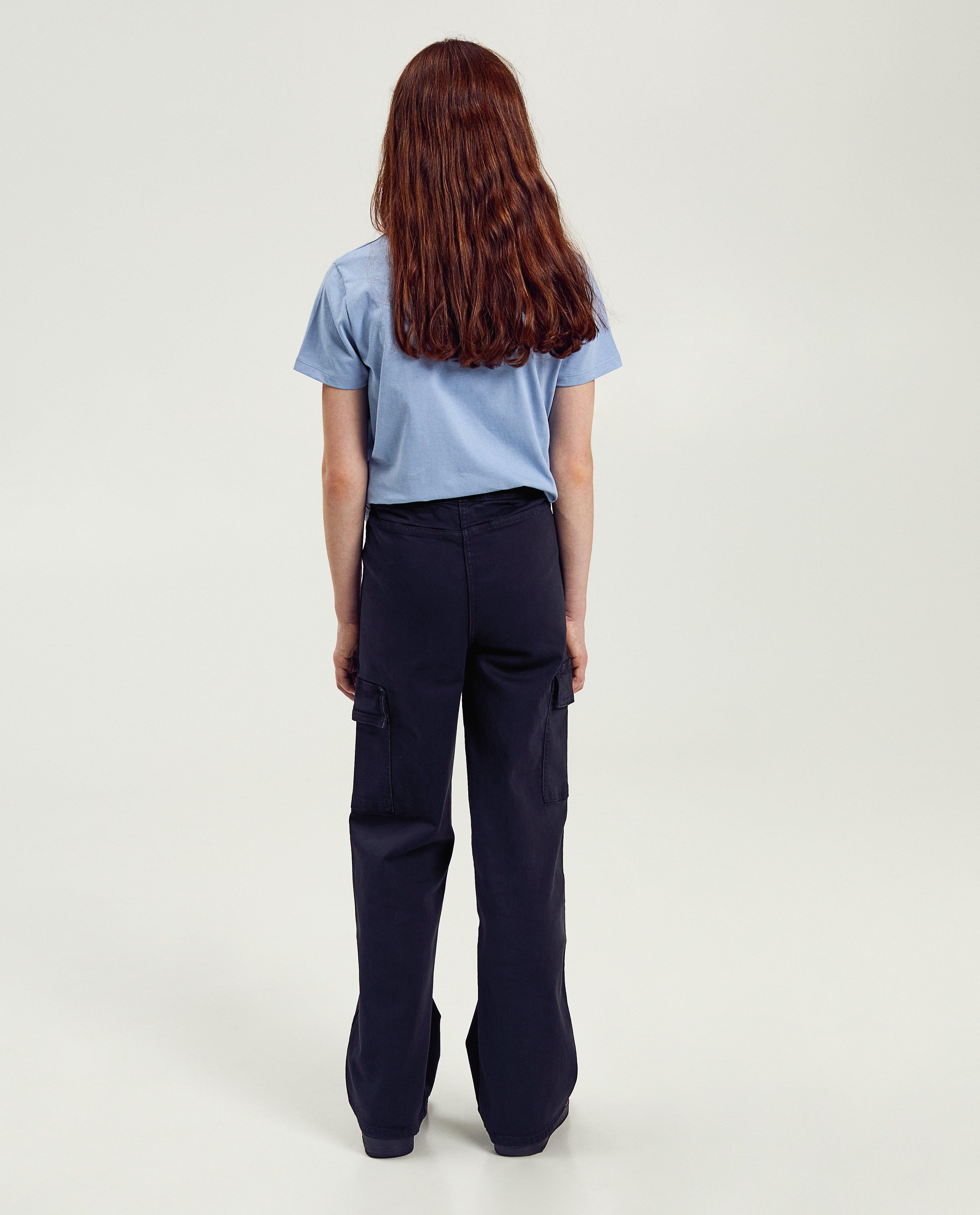Broeken - Zwarte broek, cargo fit