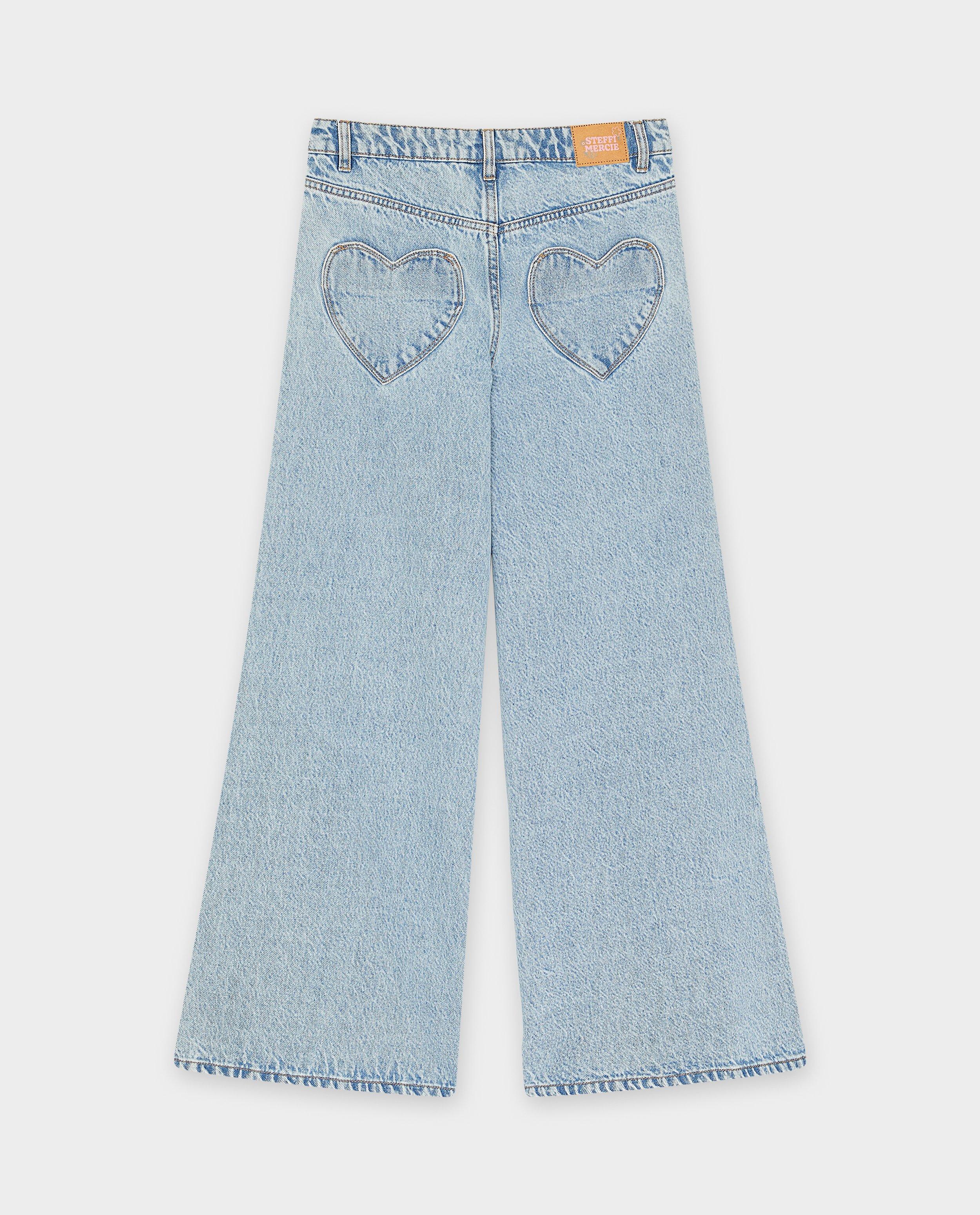 Jeans - Jeans met hartvormige zakken, wide fit