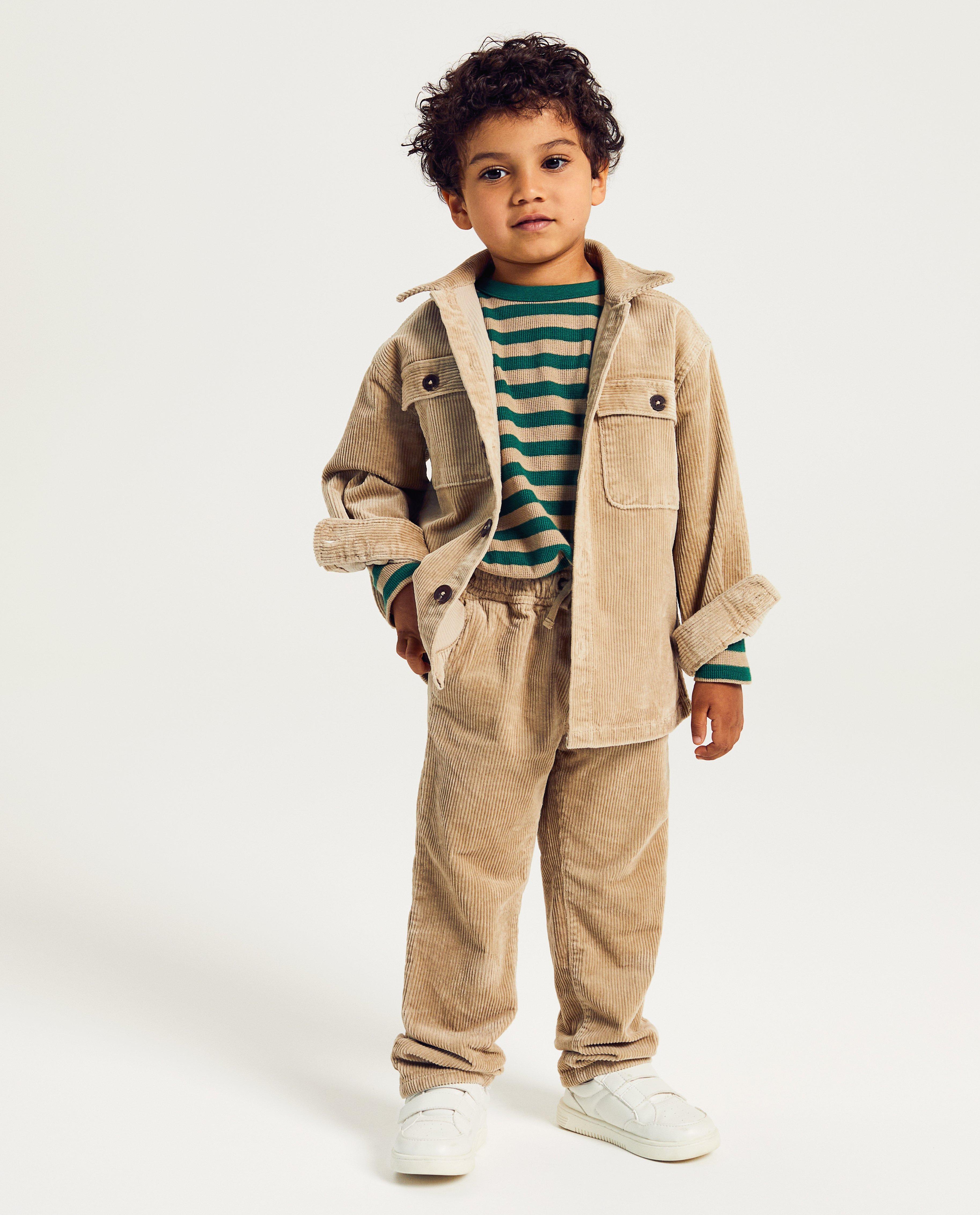 Beige broek van ribfluweel - Product Detail - lichtbeige - afbeelding nummer 1