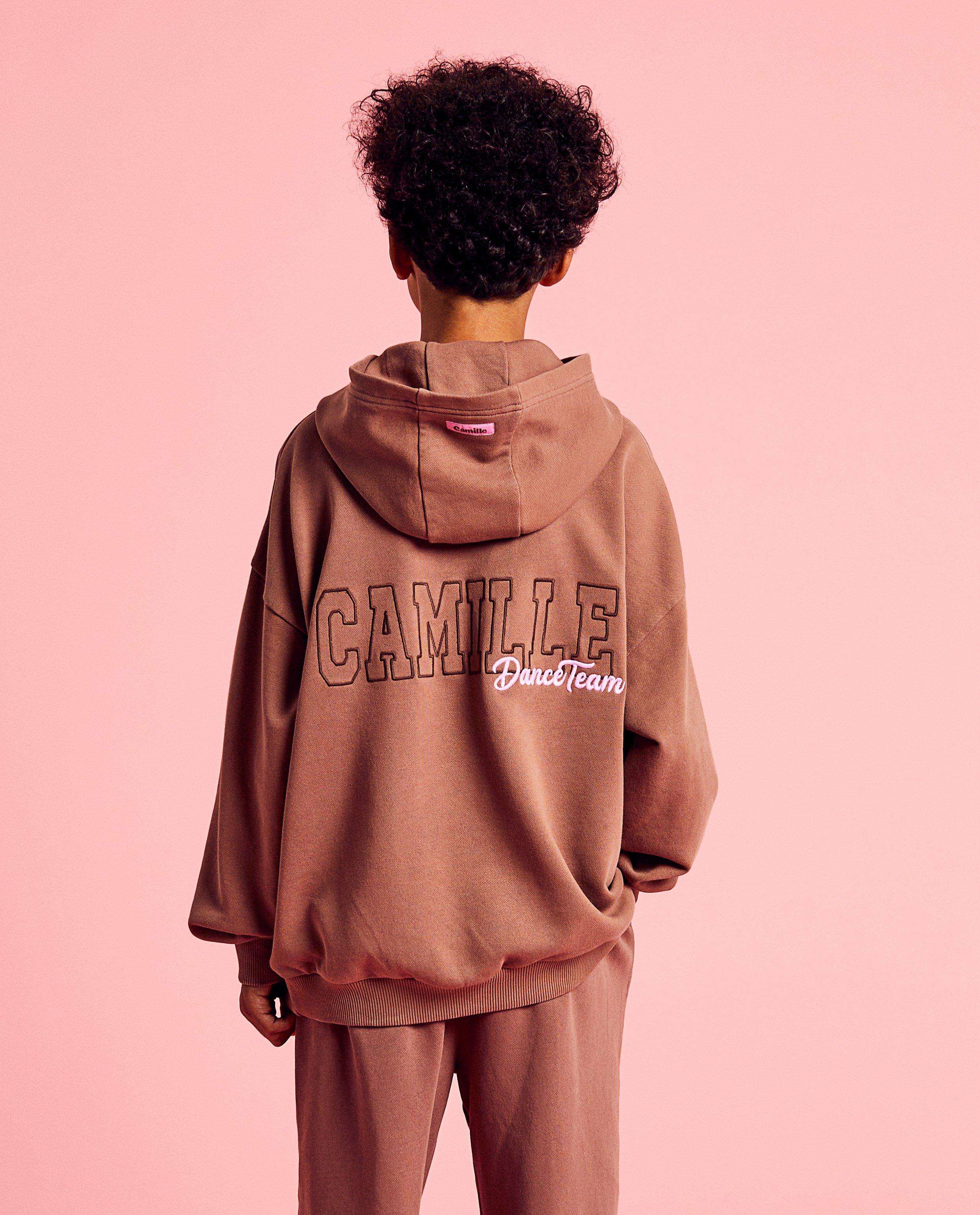 Sweaters - Hoodie met geborduurd opschrift, unisex, 6-14 jaar