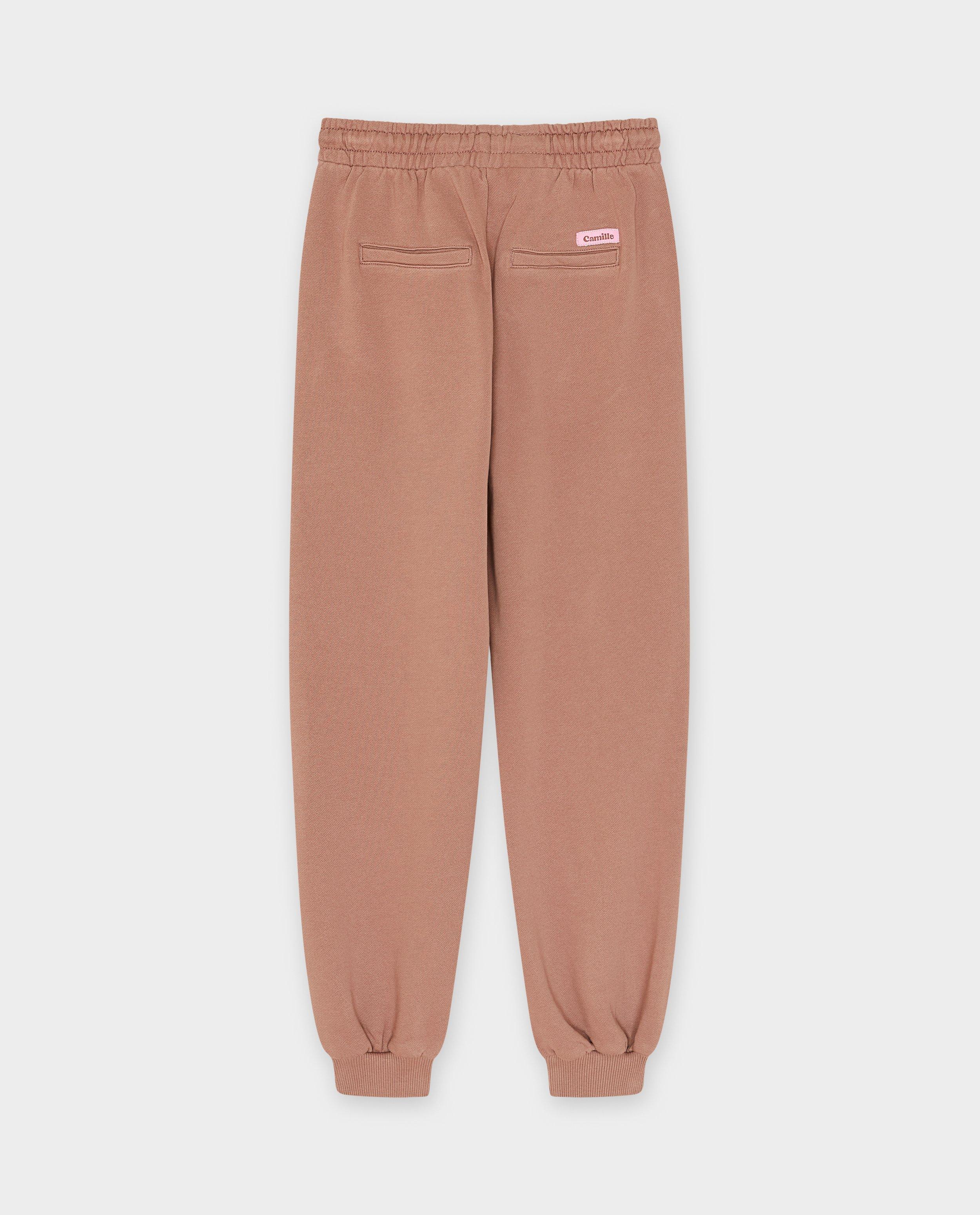 Pantalons - Pantalon de jogging brun, unisexe, 6-14 ans
