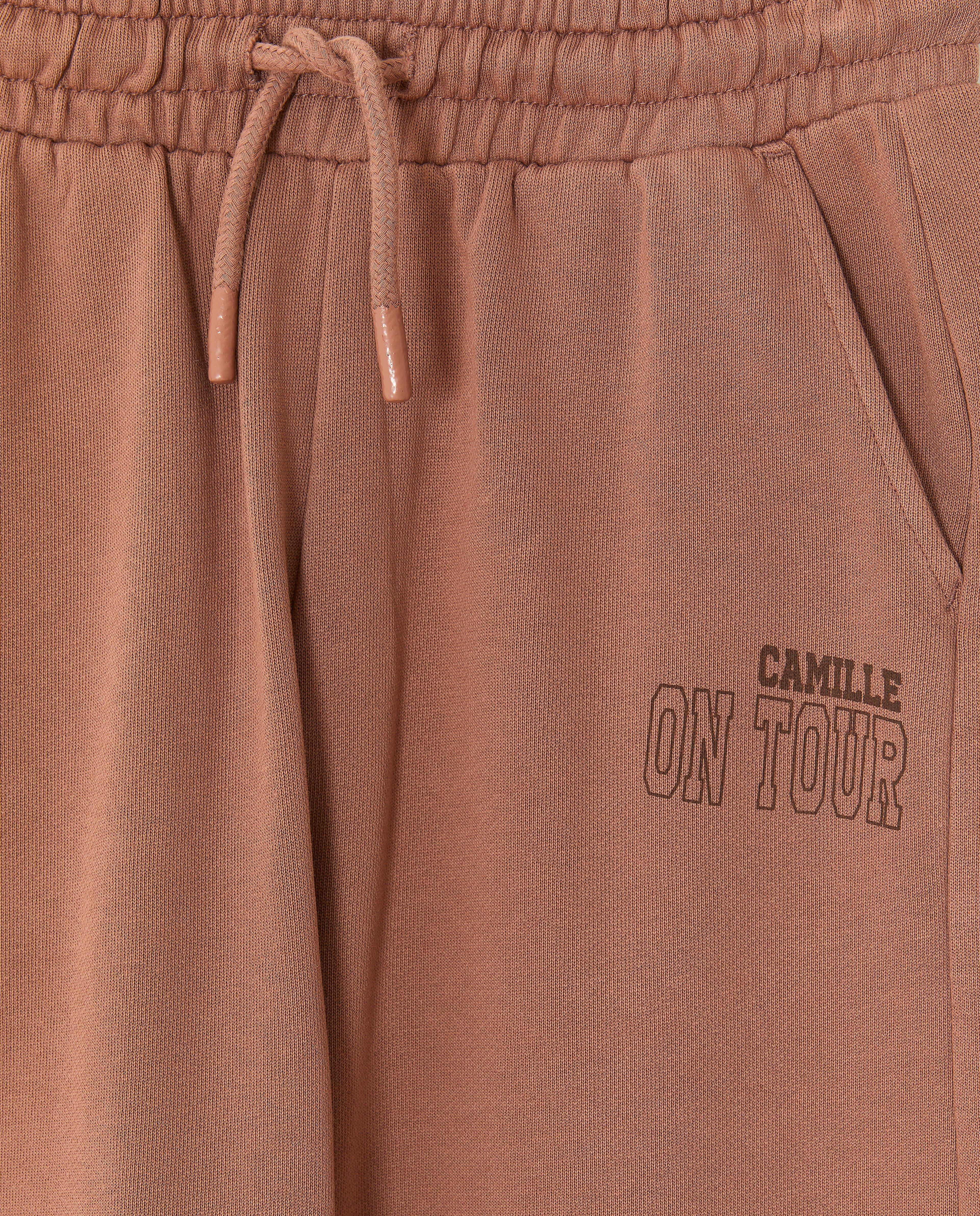 Pantalons - Pantalon de jogging brun, unisexe, 6-14 ans