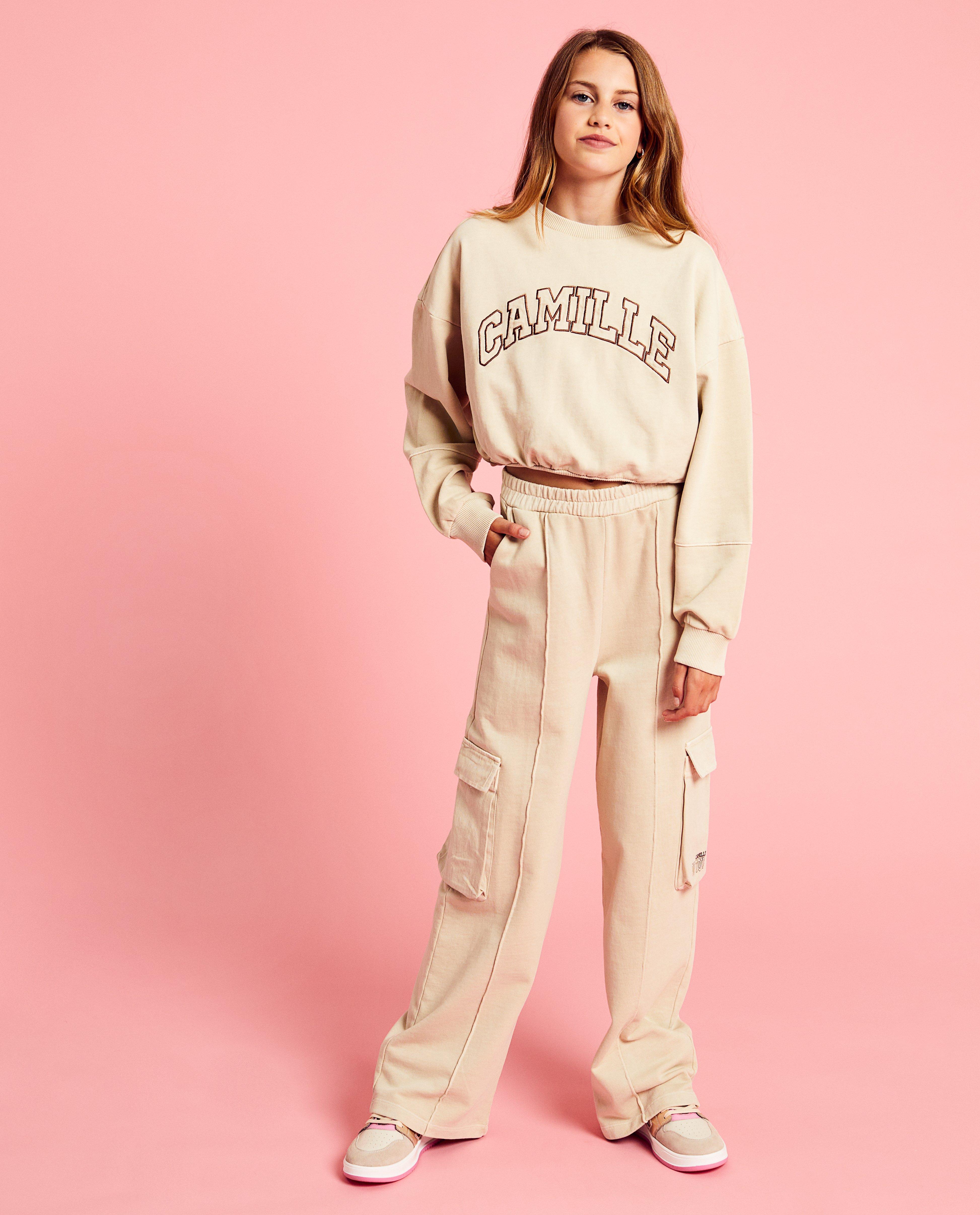 Sweaters - Sweater met geborduurd opschrift, 6-14 jaar