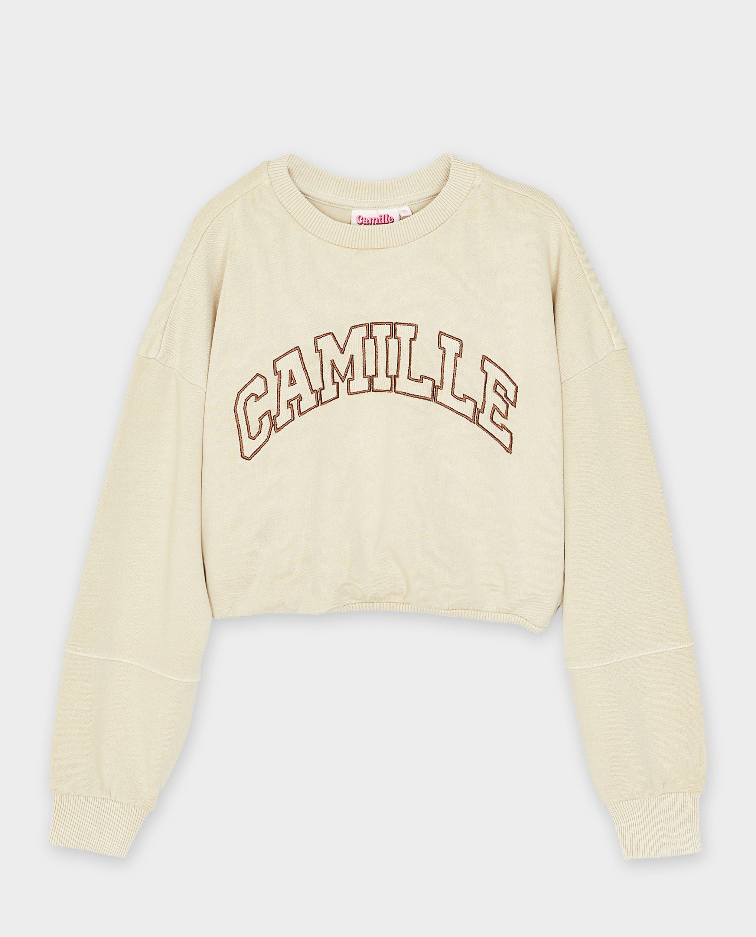 Sweaters - Sweater met geborduurd opschrift, 6-14 jaar